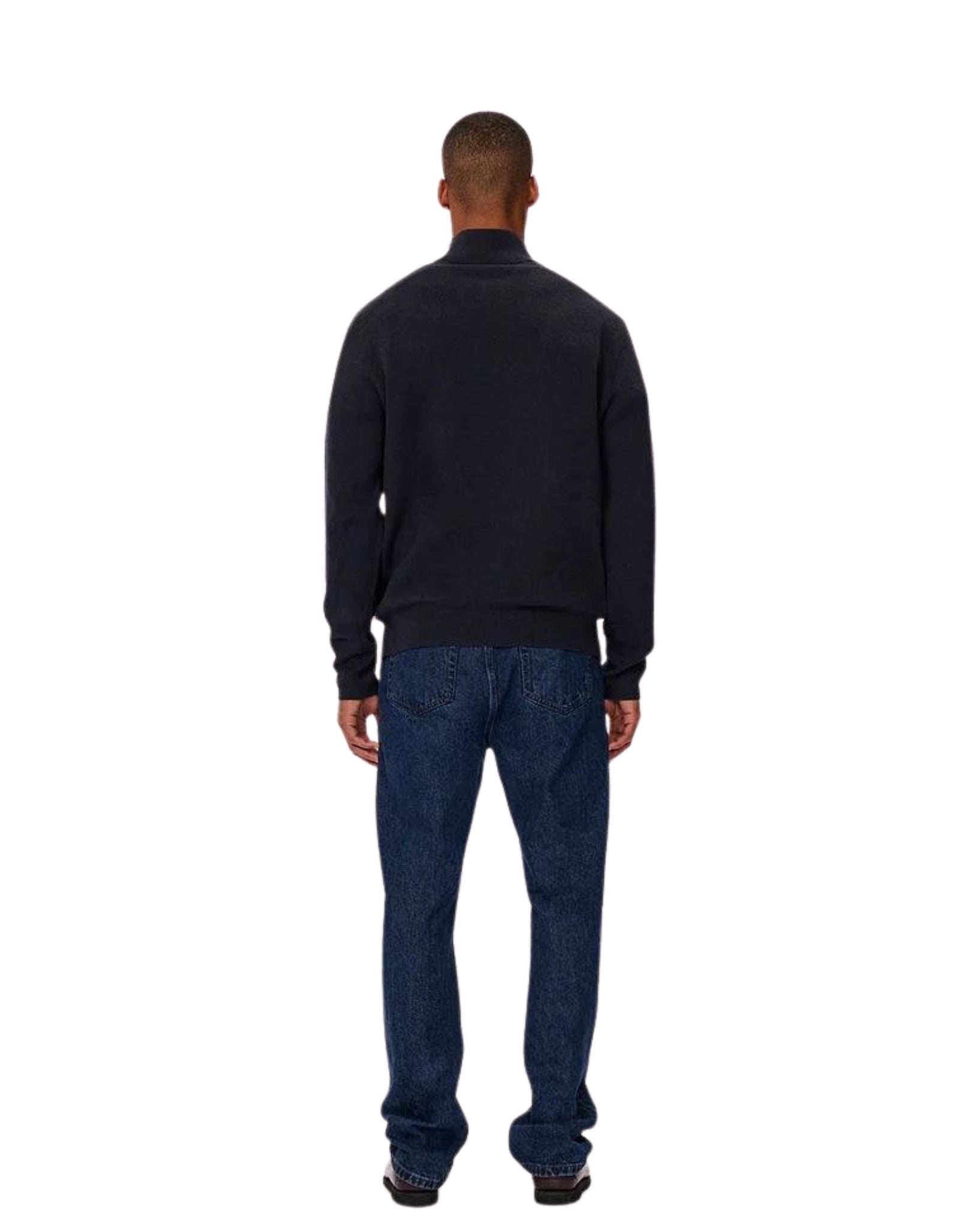 Industrie The Lakewood Zip Neck Knit Mens Jumper