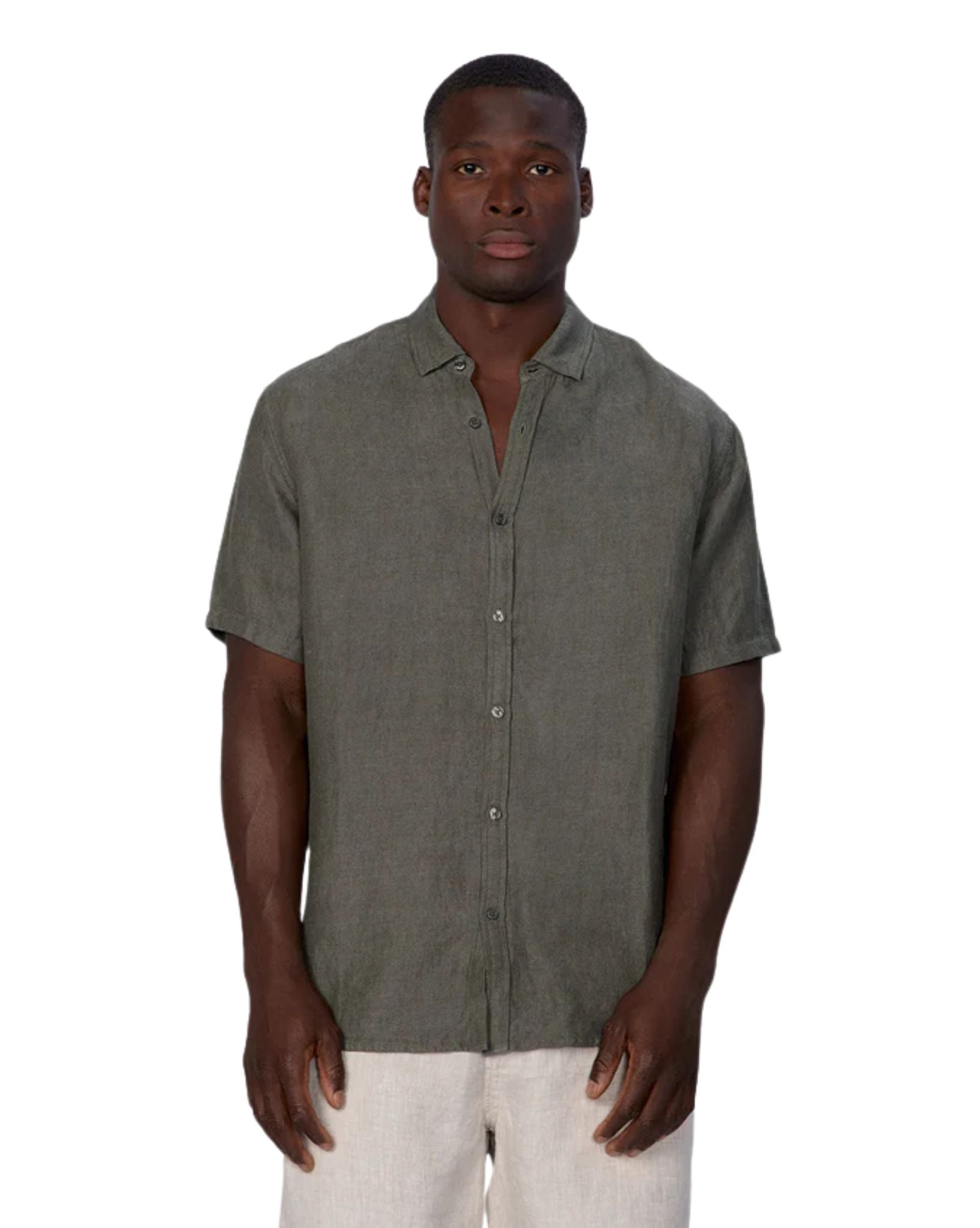 Industrie The Trinidad Linen Blend S/S Shirt