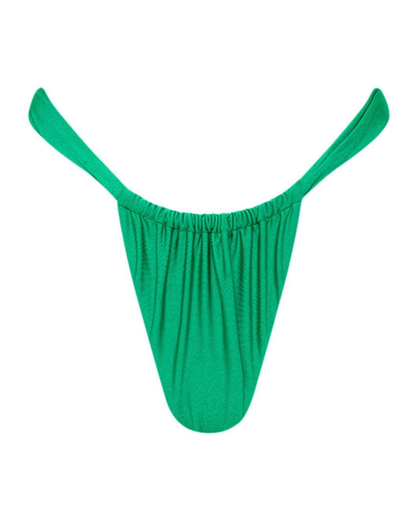 Kulani Kinis Ruched Thong Bikini Bottom