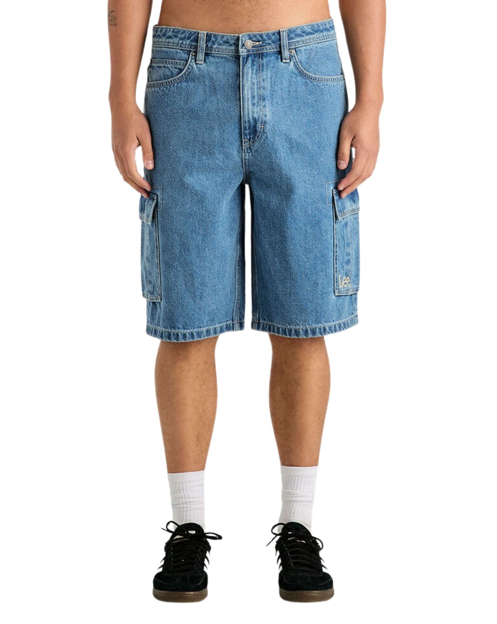 Lee Mens L-Five Biggie Cargo Short - Point Of Blue