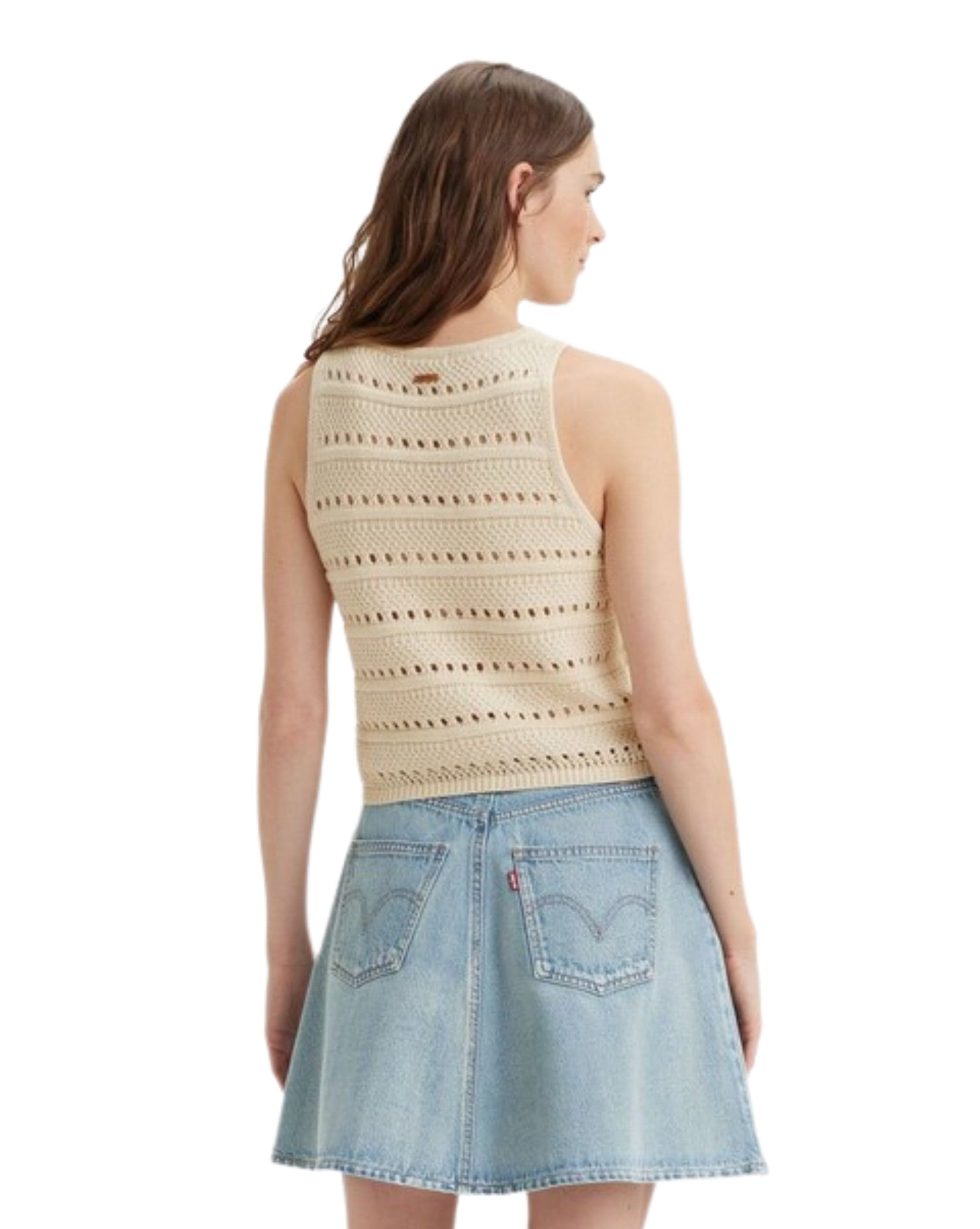 Levi Superbloom Crochet Tank Top