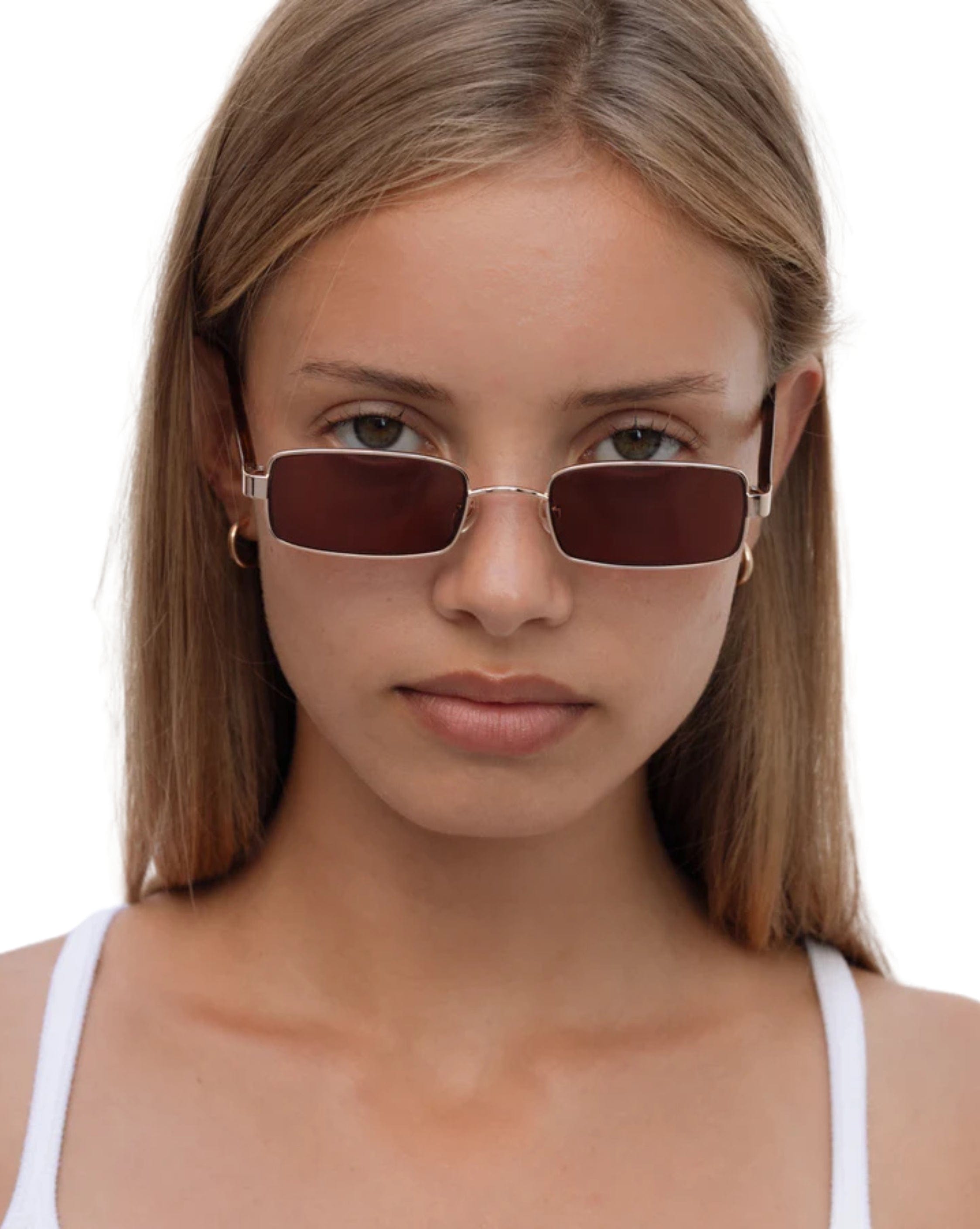 Lu Goldie Nina-Chestnut Sunglasses