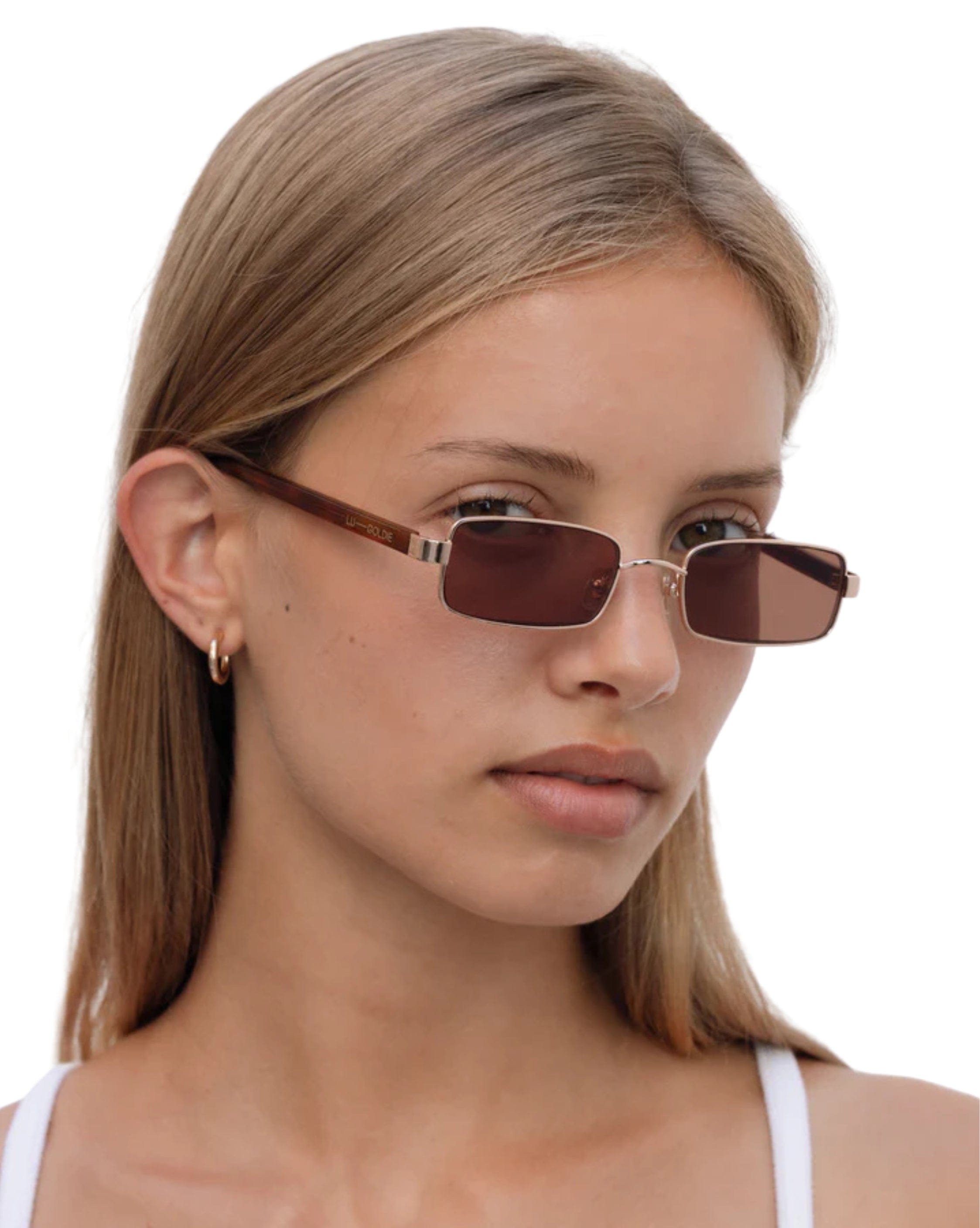 Lu Goldie Nina-Chestnut Sunglasses