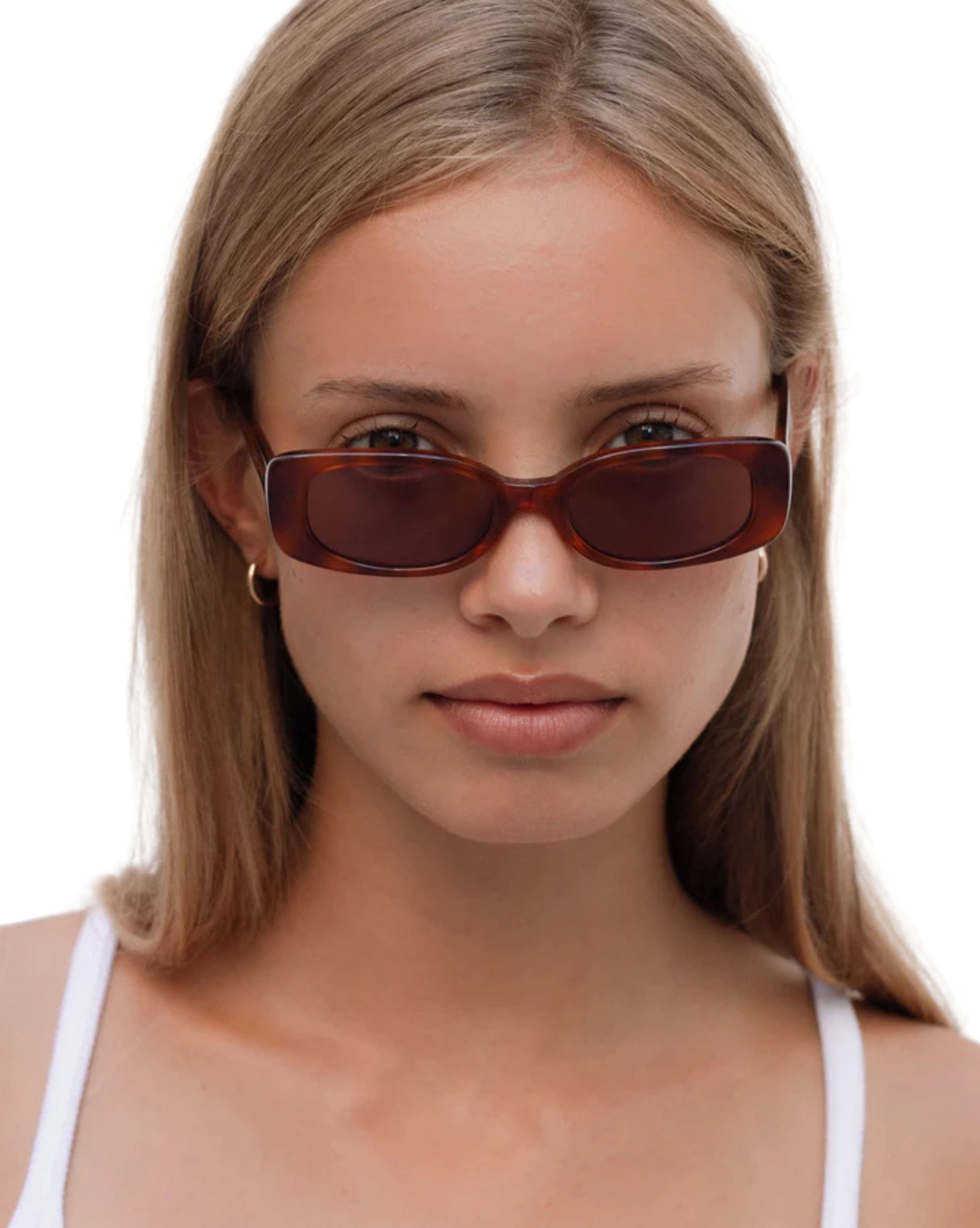 Lu Goldie Solene-Chestnut Sunglasses