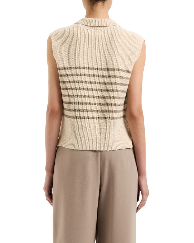 Nude Lucy Enes Stripe Knit Vest