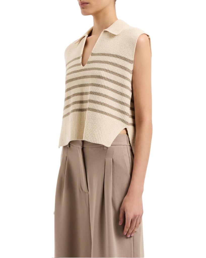 Nude Lucy Enes Stripe Knit Vest