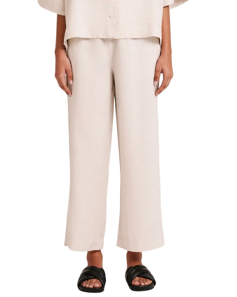 Nude Lucy Lounge Linen Crop Pant