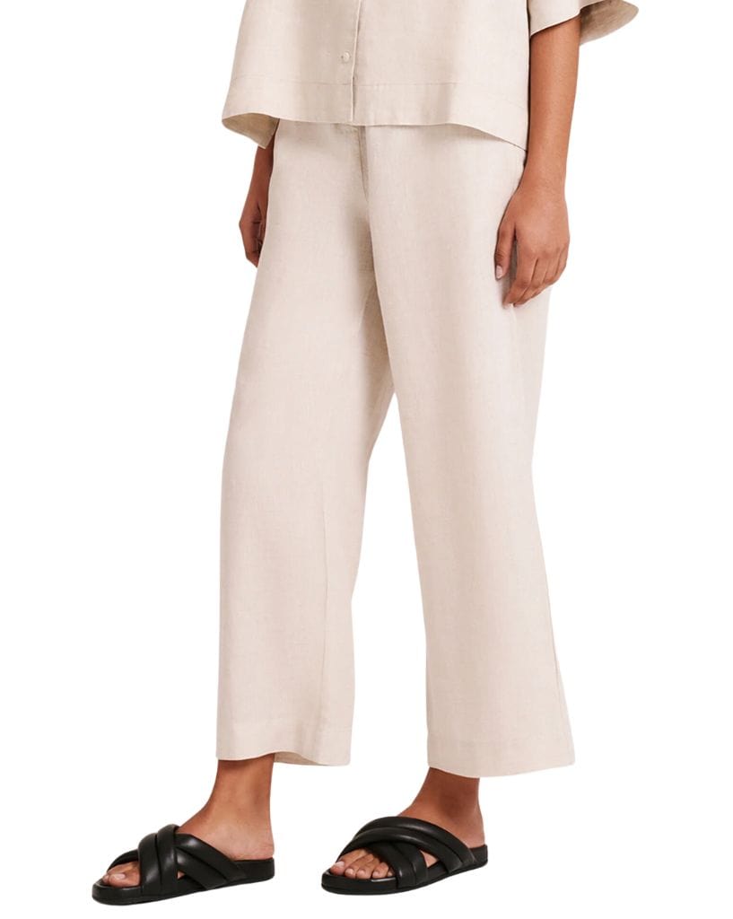 Nude Lucy Lounge Linen Crop Pant