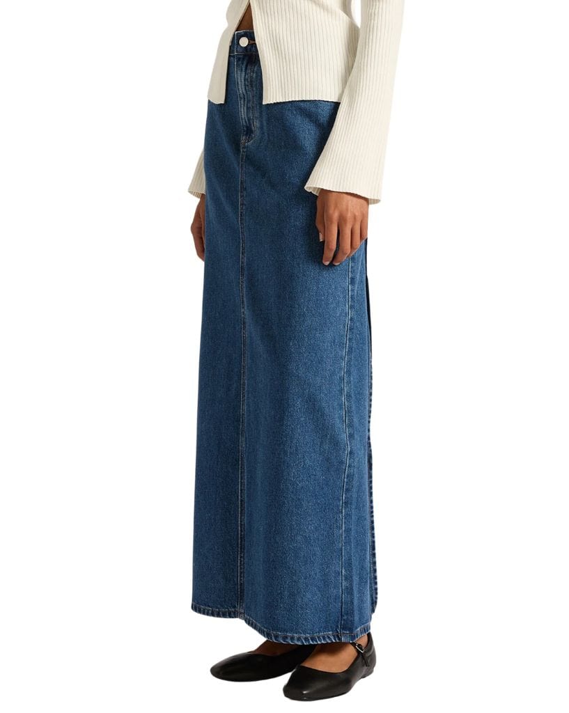 Nude Lucy Organic Denim Maxi Skirt