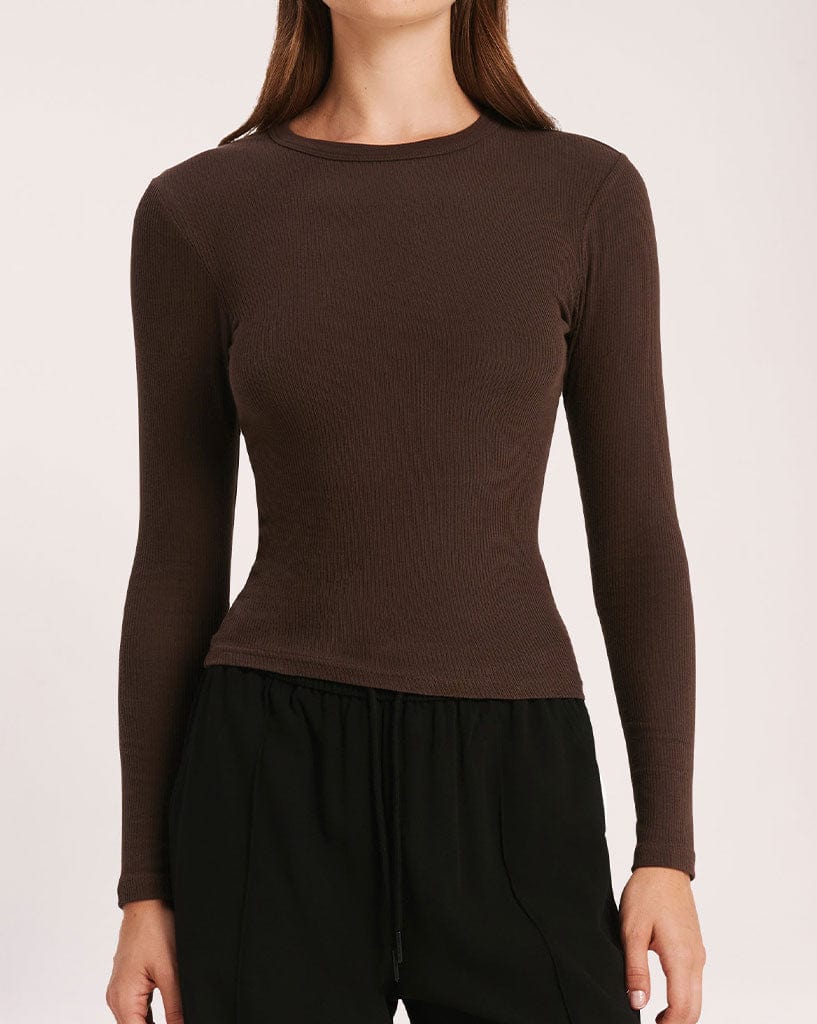 Nude Lucy Organic Rib LS Tee