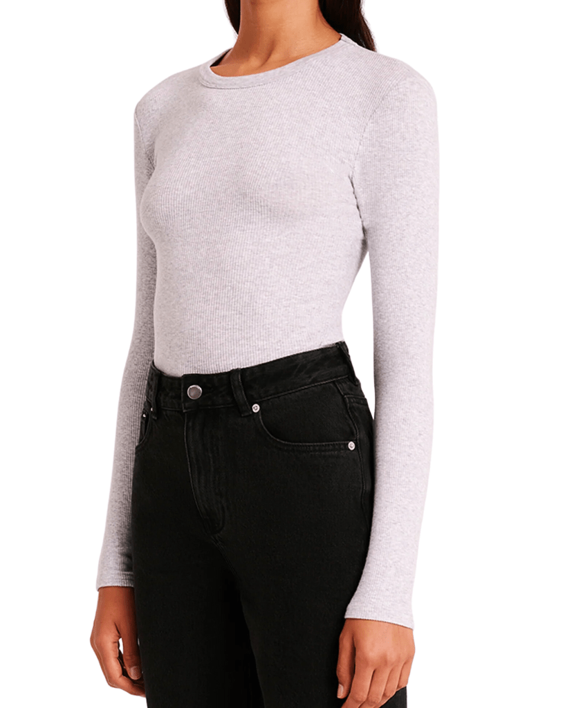 Nude Lucy Organic Rib LS Tee