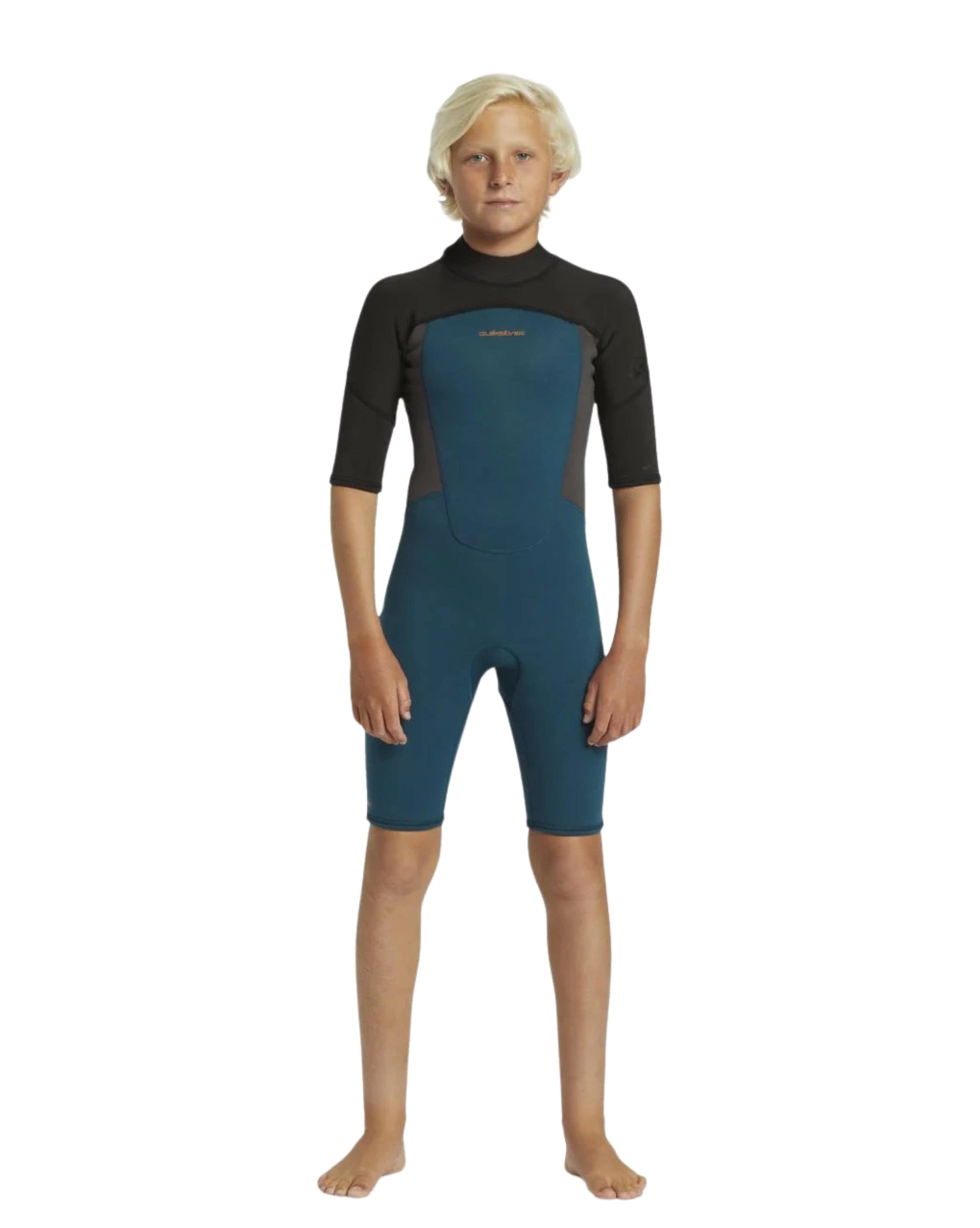 Quiksilver 2/2mm Prologue - Short Sleeve Back Zip Springsuit for Boys