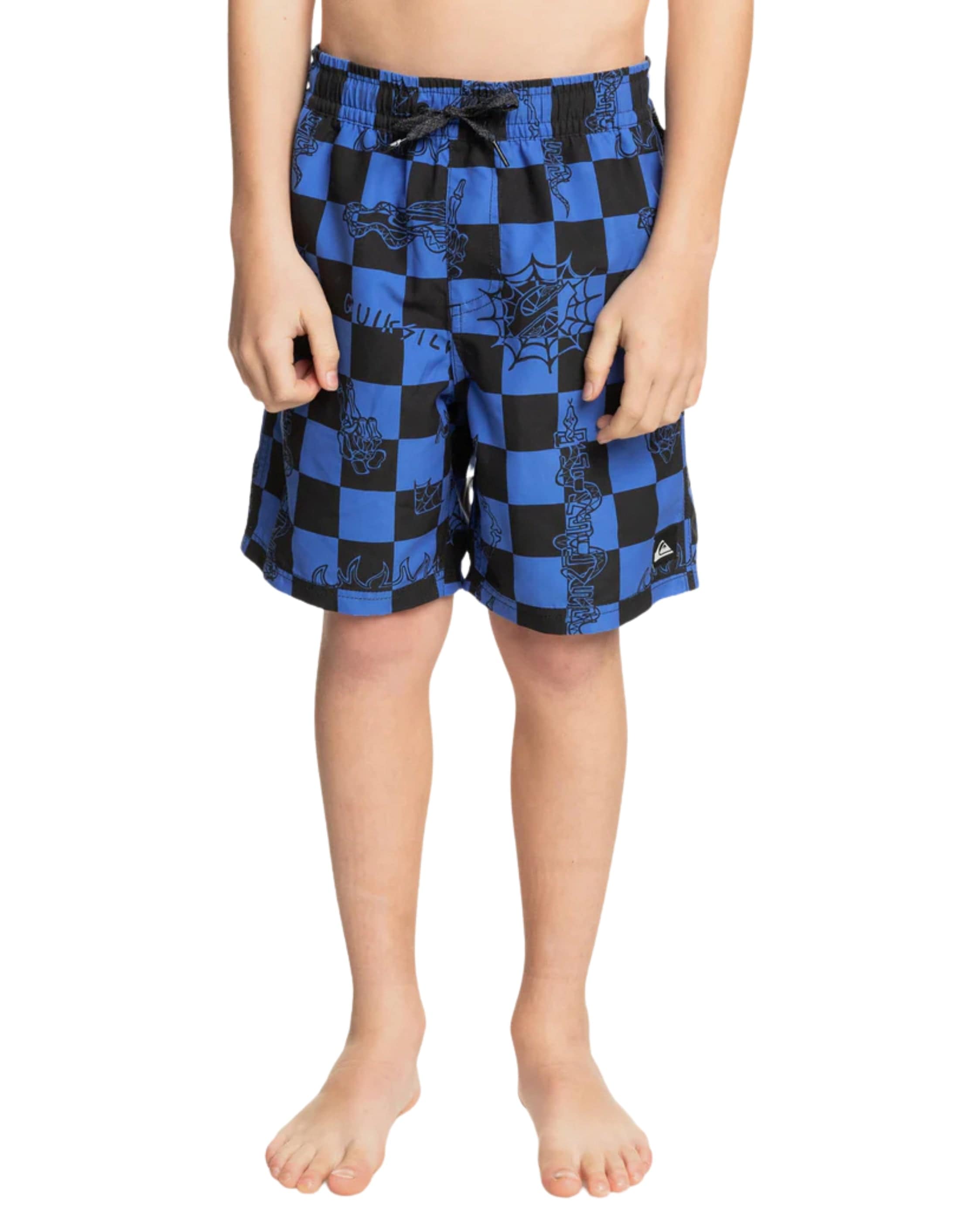 Quiksilver Boys 8-16 Beach Bones Volley Swim Shorts