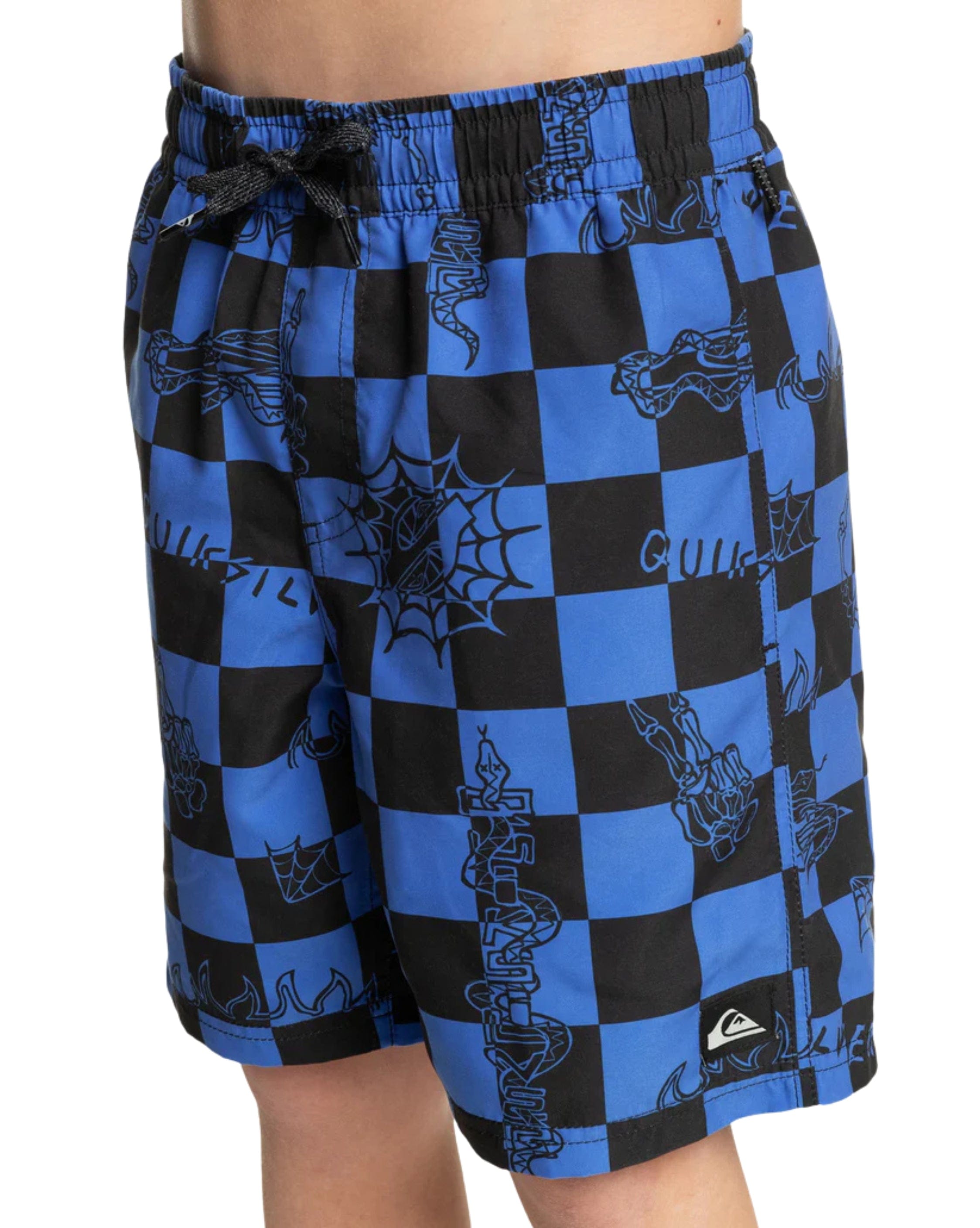 Quiksilver Boys 8-16 Beach Bones Volley Swim Shorts