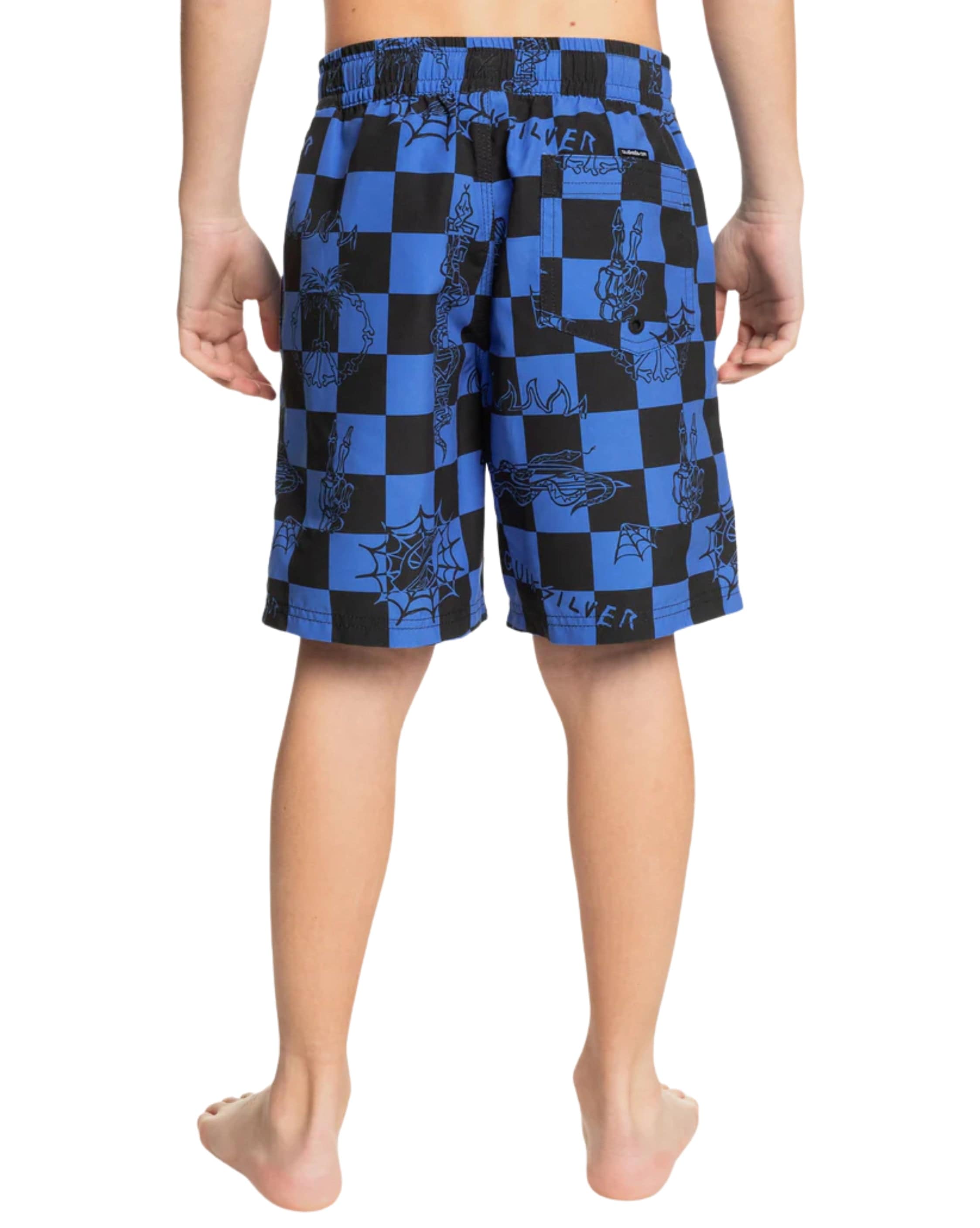 Quiksilver Boys 8-16 Beach Bones Volley Swim Shorts