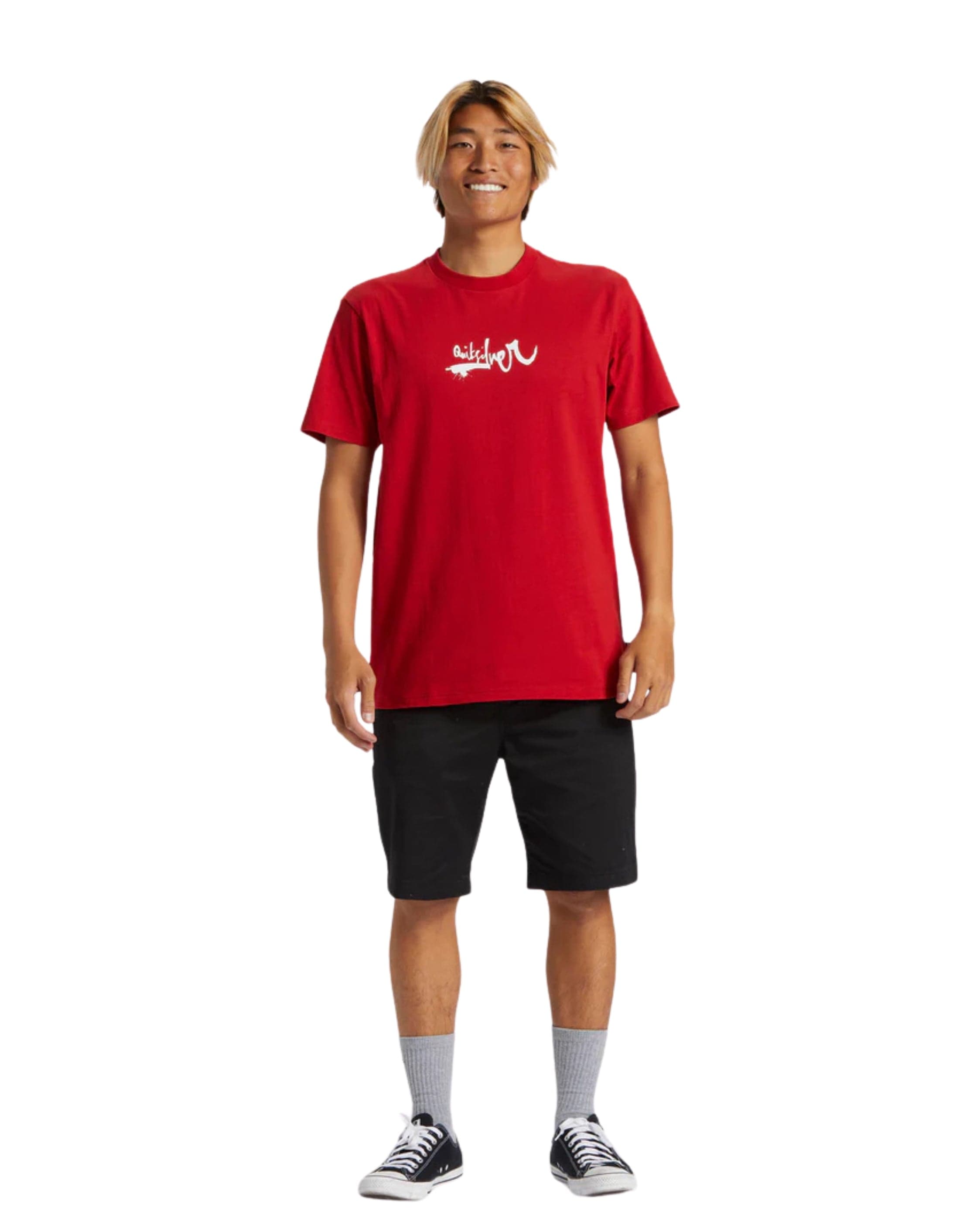 Quiksilver Impaired Logo DNA Mens T-Shirt