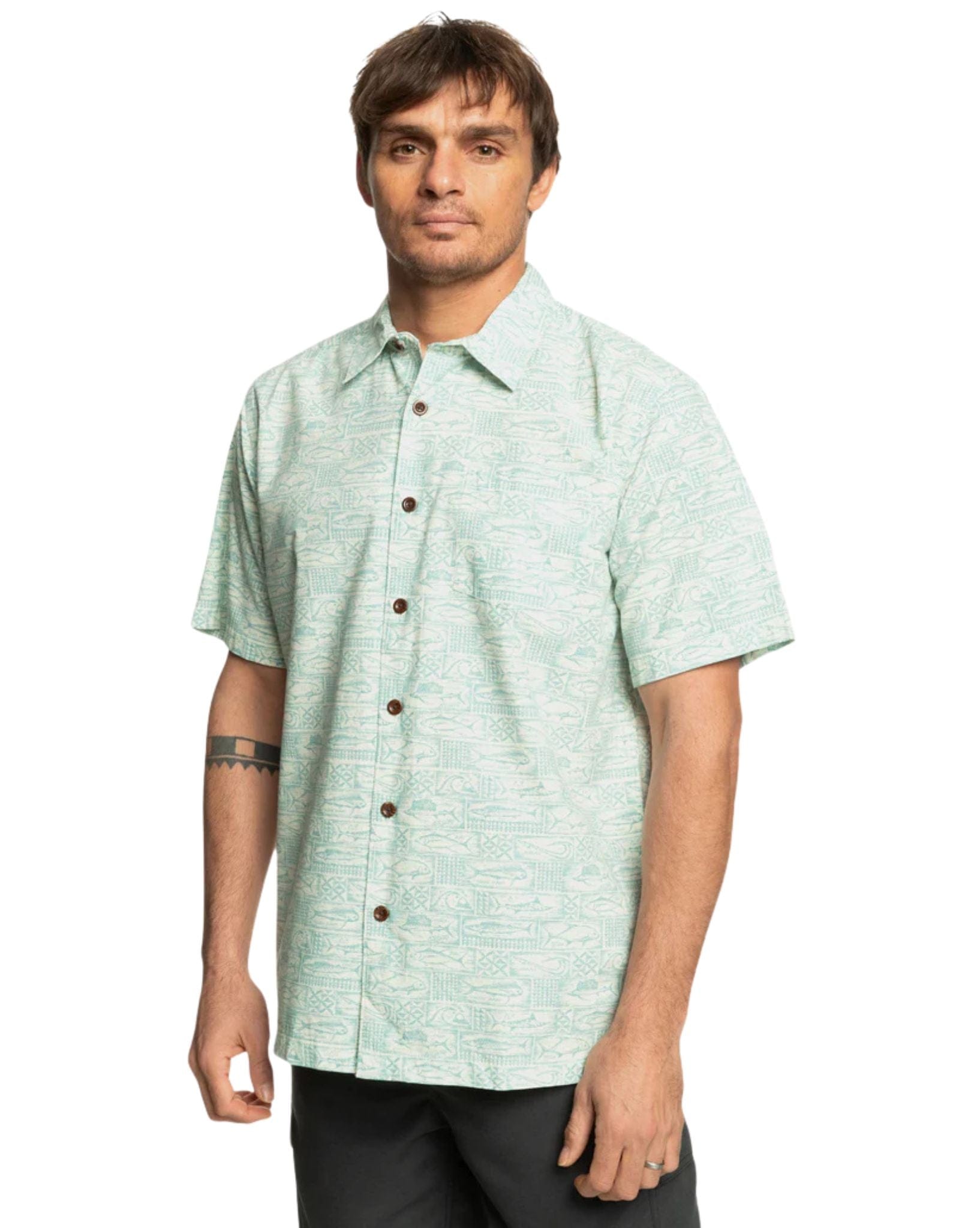 Quiksilver Mens Hana Bay SS Shirt