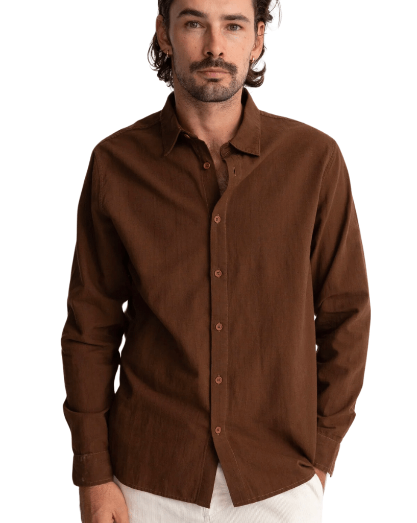 Rhythm Classic Linen Ls Shirt