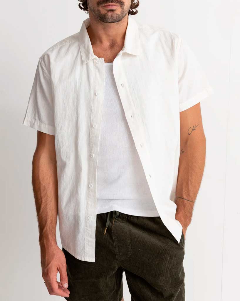 Rhythm Classic Linen Ss Shirt