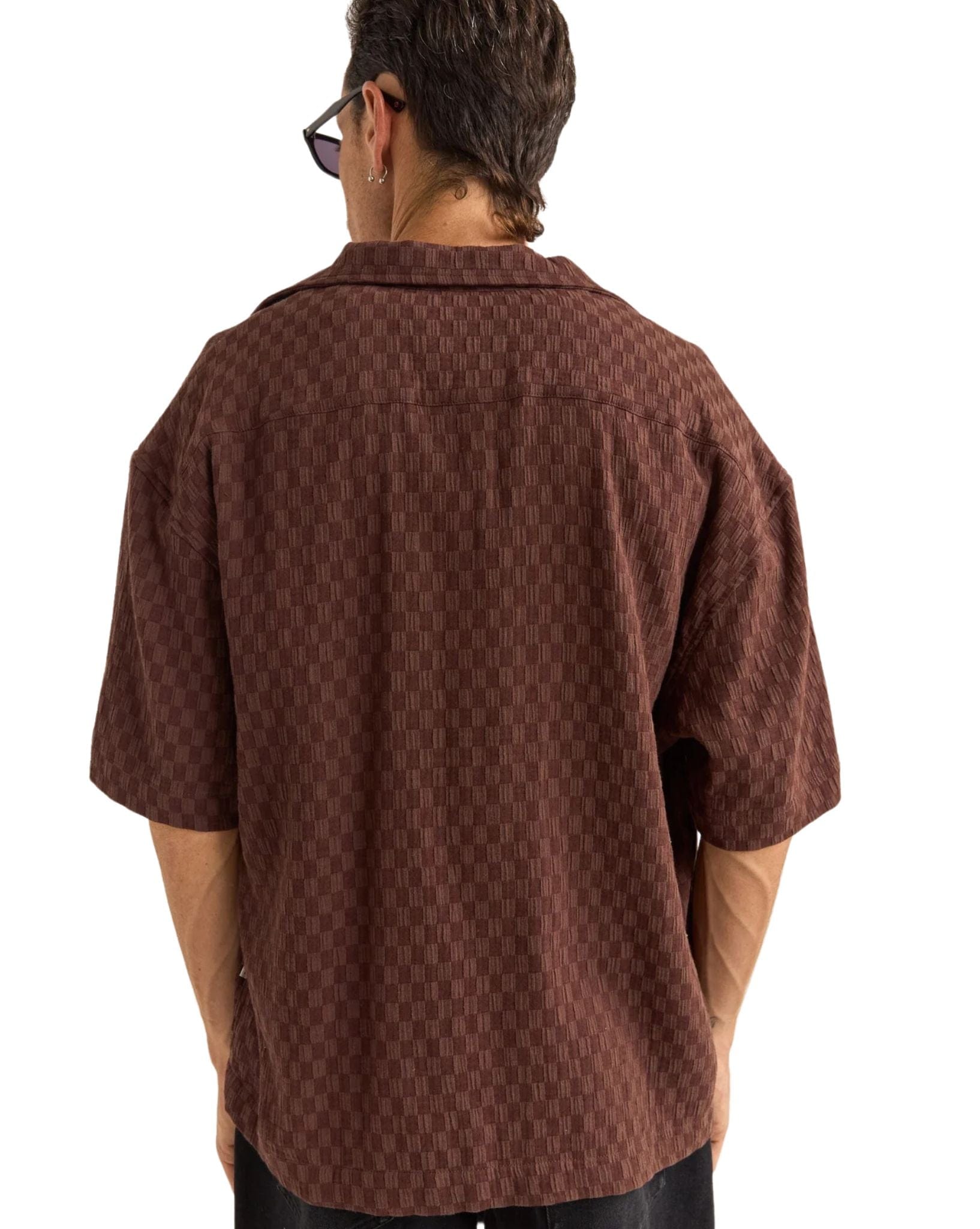 Rhythm Mens Relaxed Texture Ss Shirt