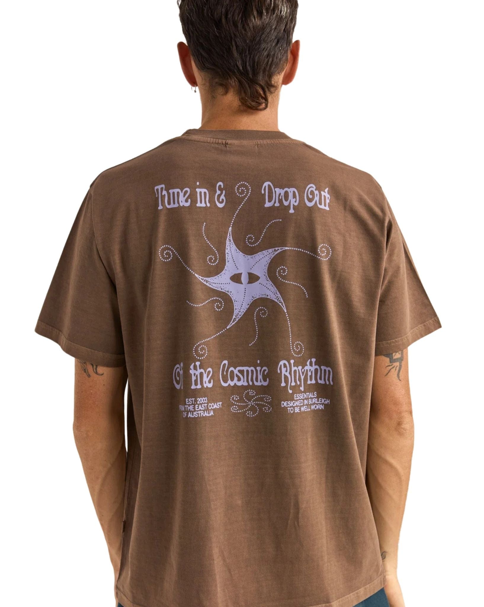 Rhythm Mens Star Vintage Ss T-Shirt