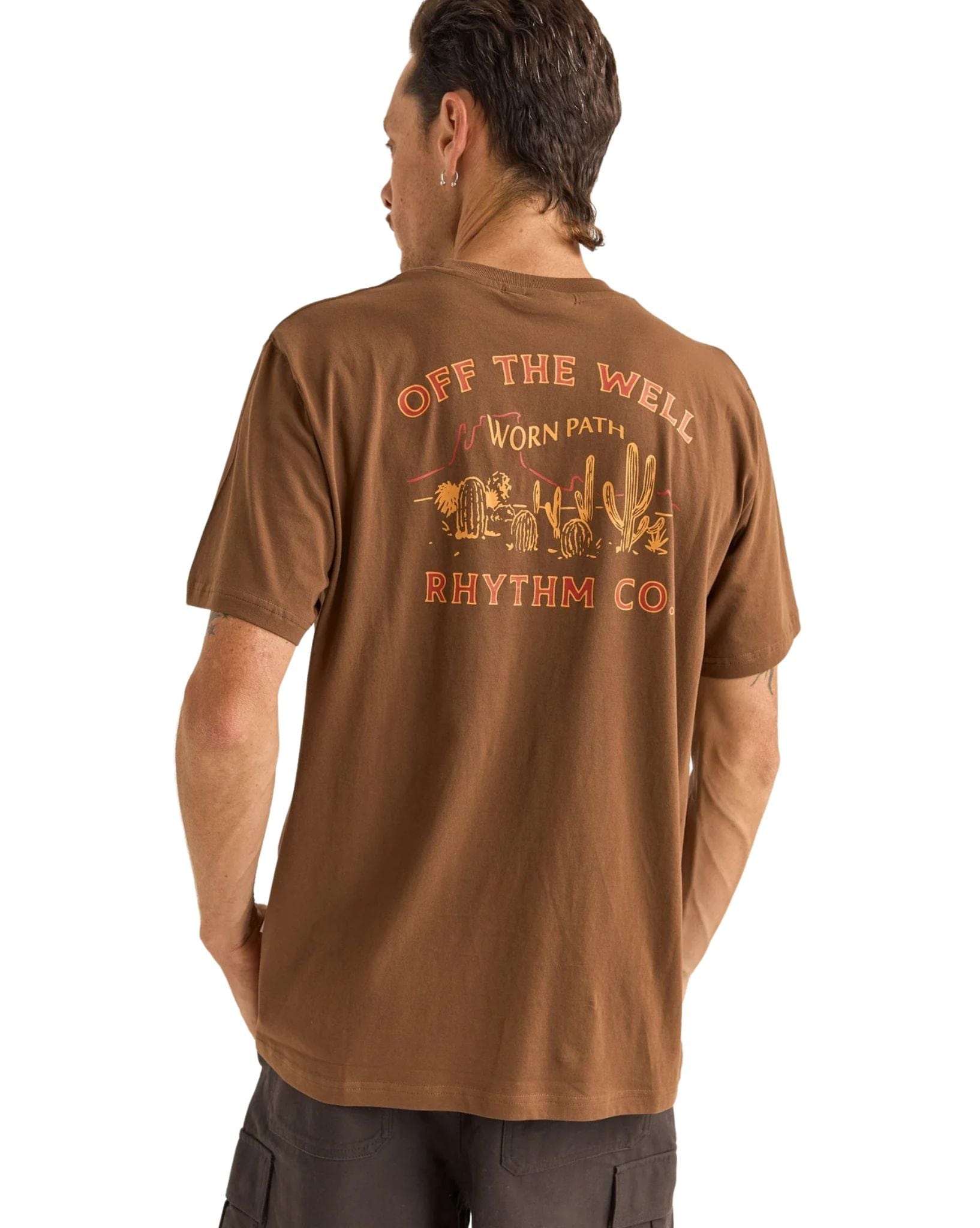 Rhythm Mens Worn Path Ss T-Shirt