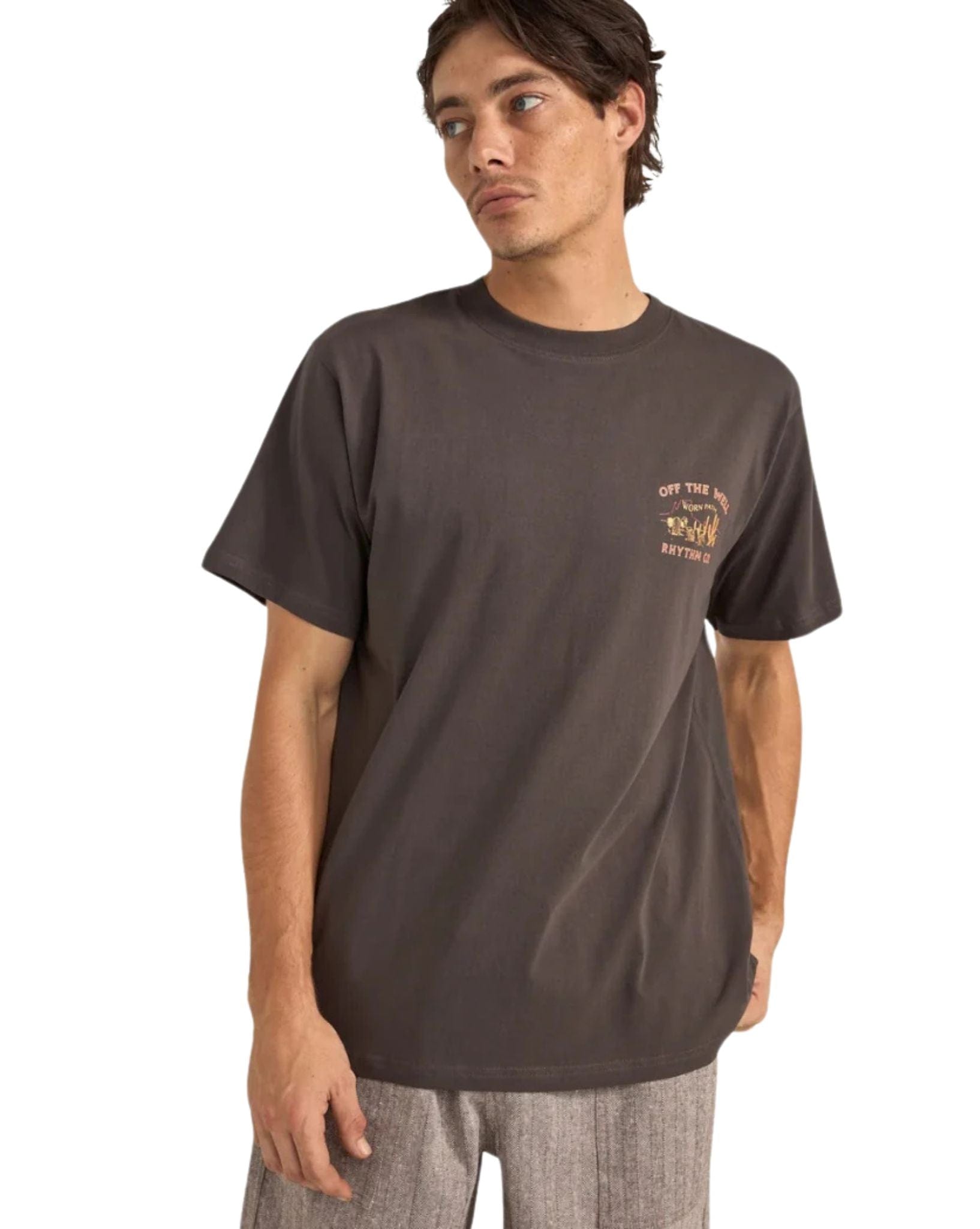 Rhythm Mens Worn Path Ss T-Shirt