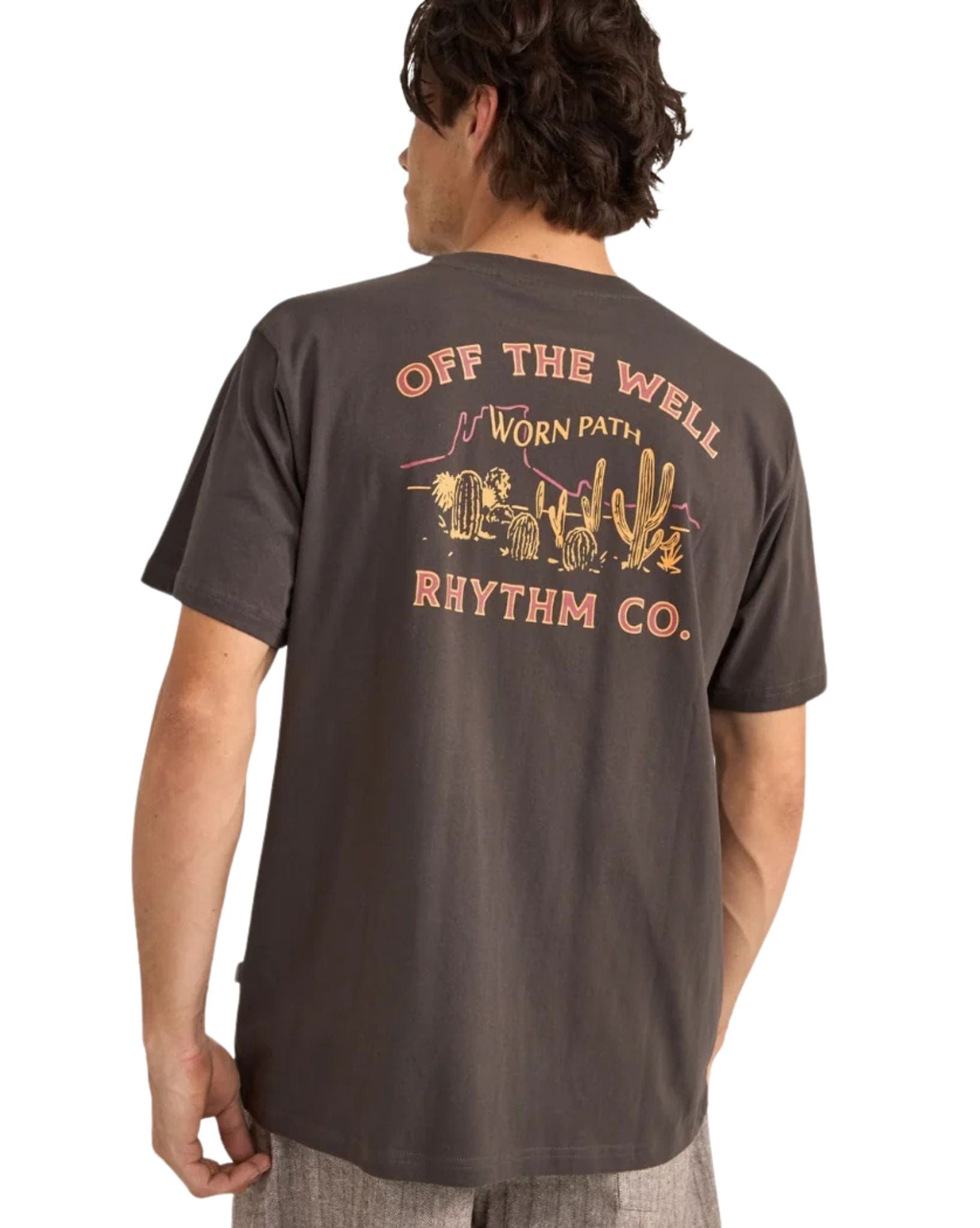 Rhythm Mens Worn Path Ss T-Shirt