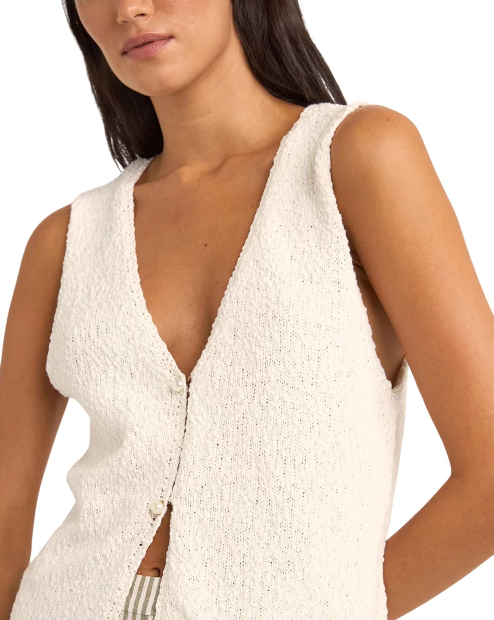 Rhythm Womens Adele Longline Knit Vest