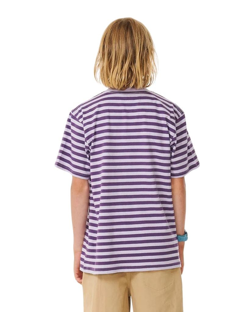 Ripcurl Earth Waves Stripe Tee - Kids