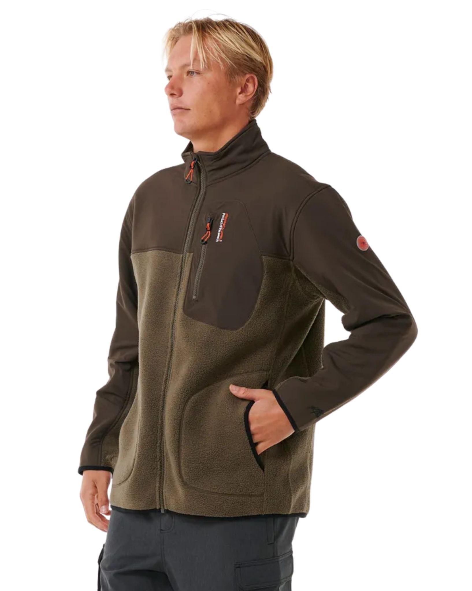 Ripcurl Mens Anti Series Search Zip Crew