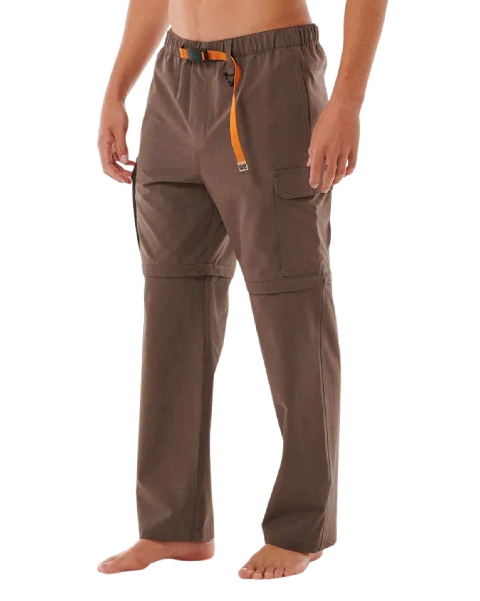 Ripcurl Mens Search Zip Off Pant - Rock