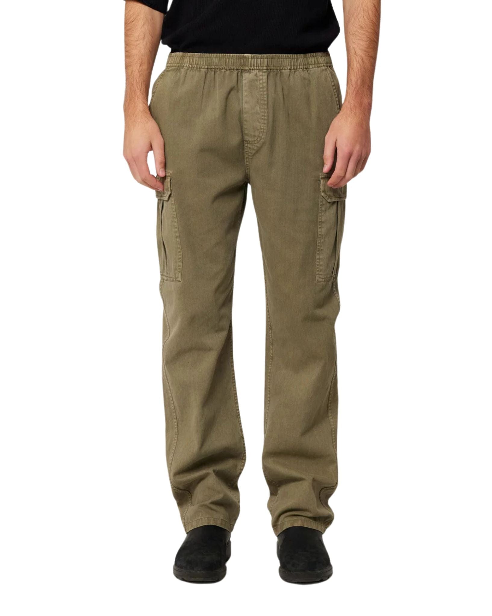 Rollas Mens Tradie Cargo Pant - Faded Army