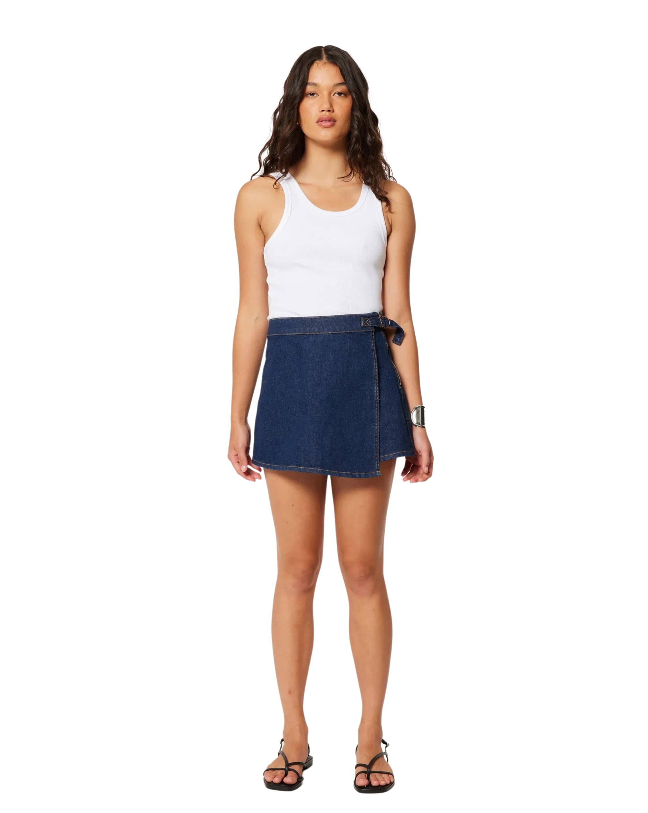 Rollas Skort True Rinse