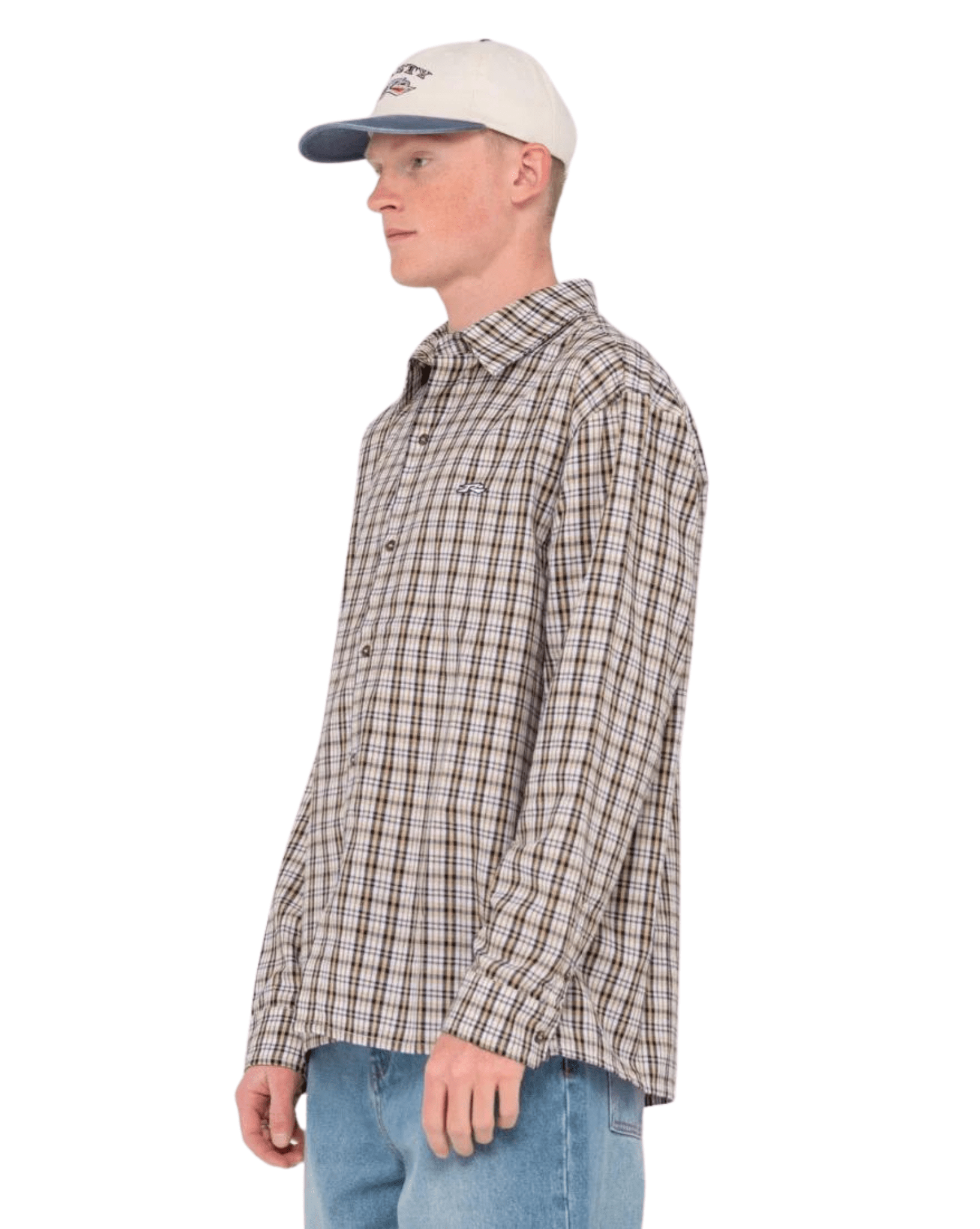 Rusty Datsun Check Long Sleeve Shirt