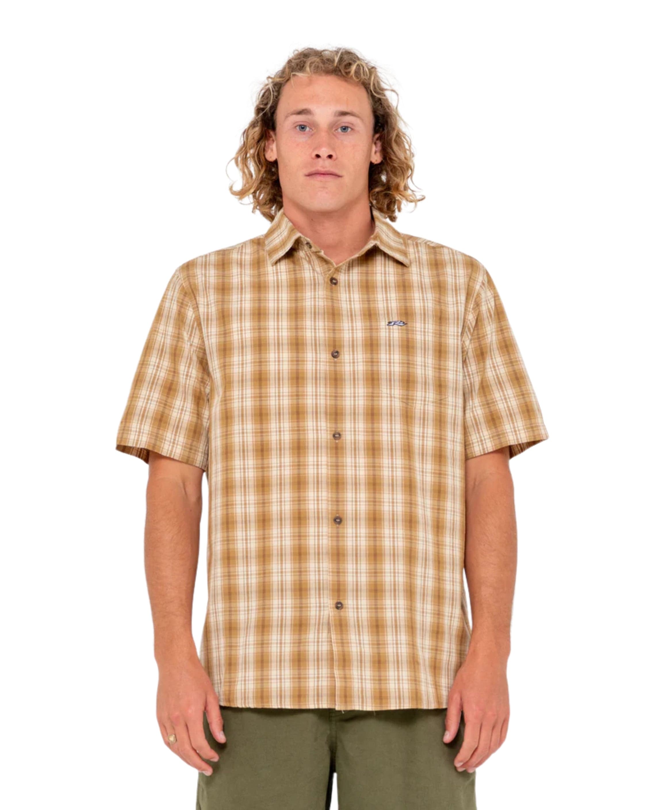 Rusty Datsun Check Short Sleeve Shirt