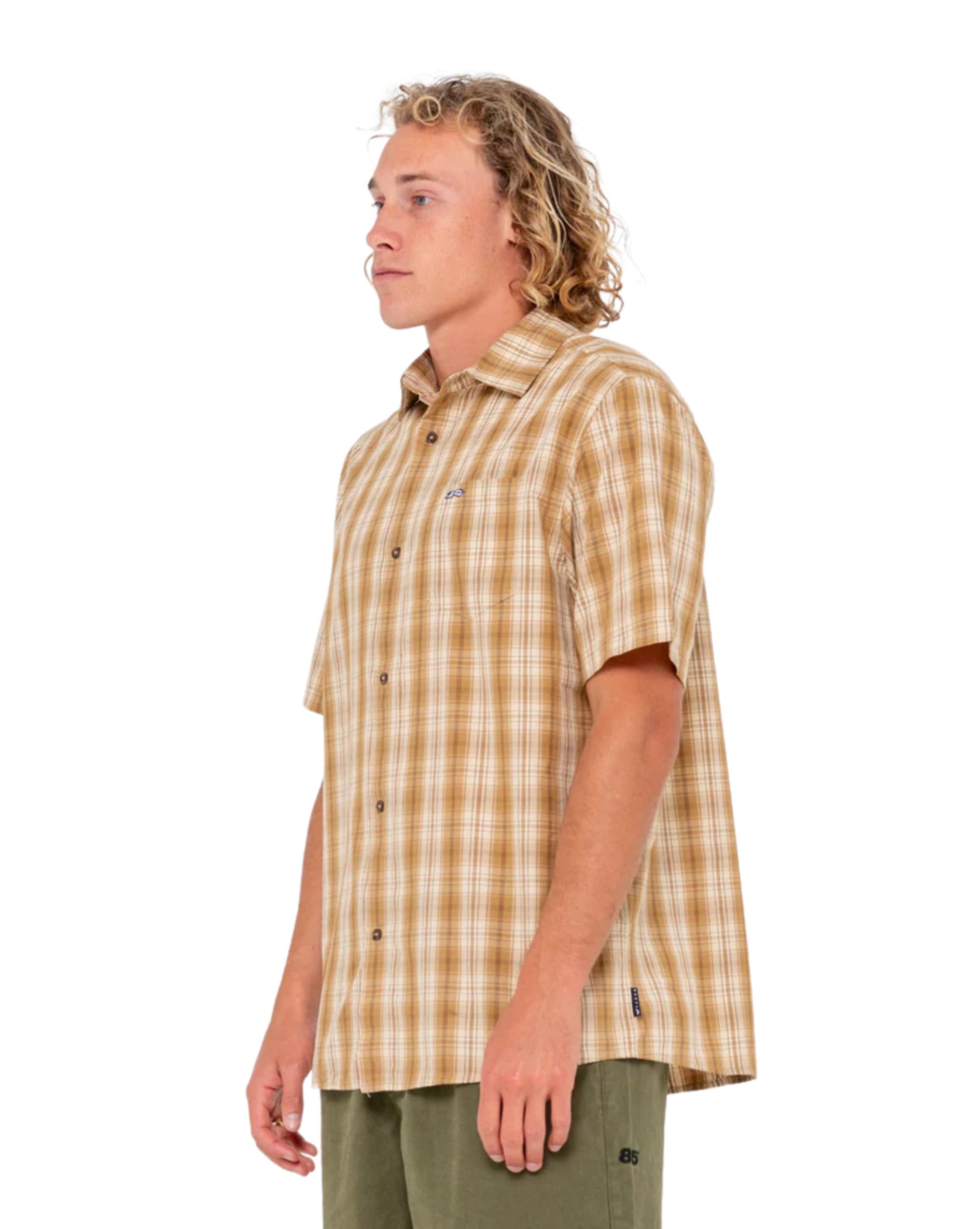 Rusty Datsun Check Short Sleeve Shirt