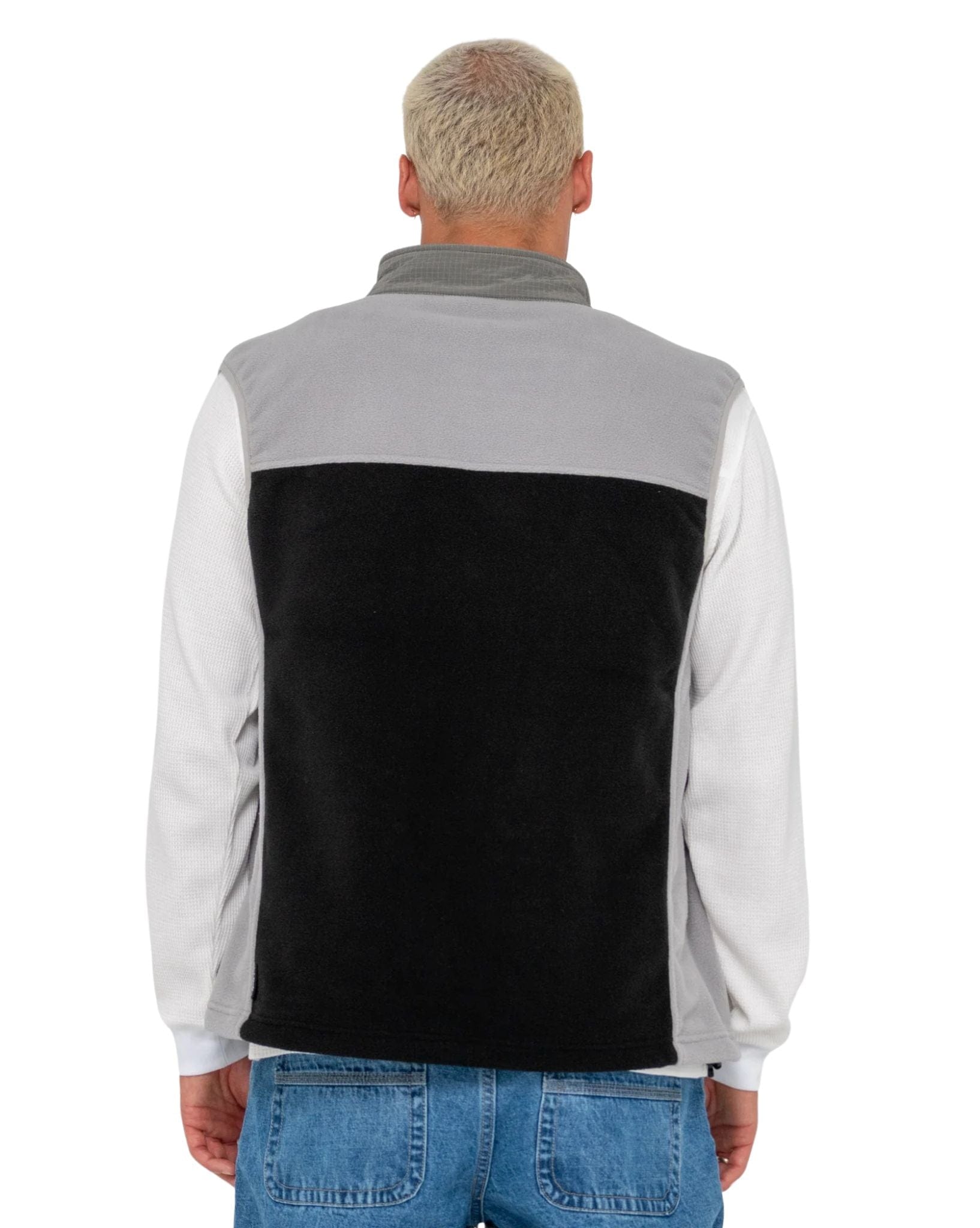 Rusty Mens On The Run Tech Fleece Vest