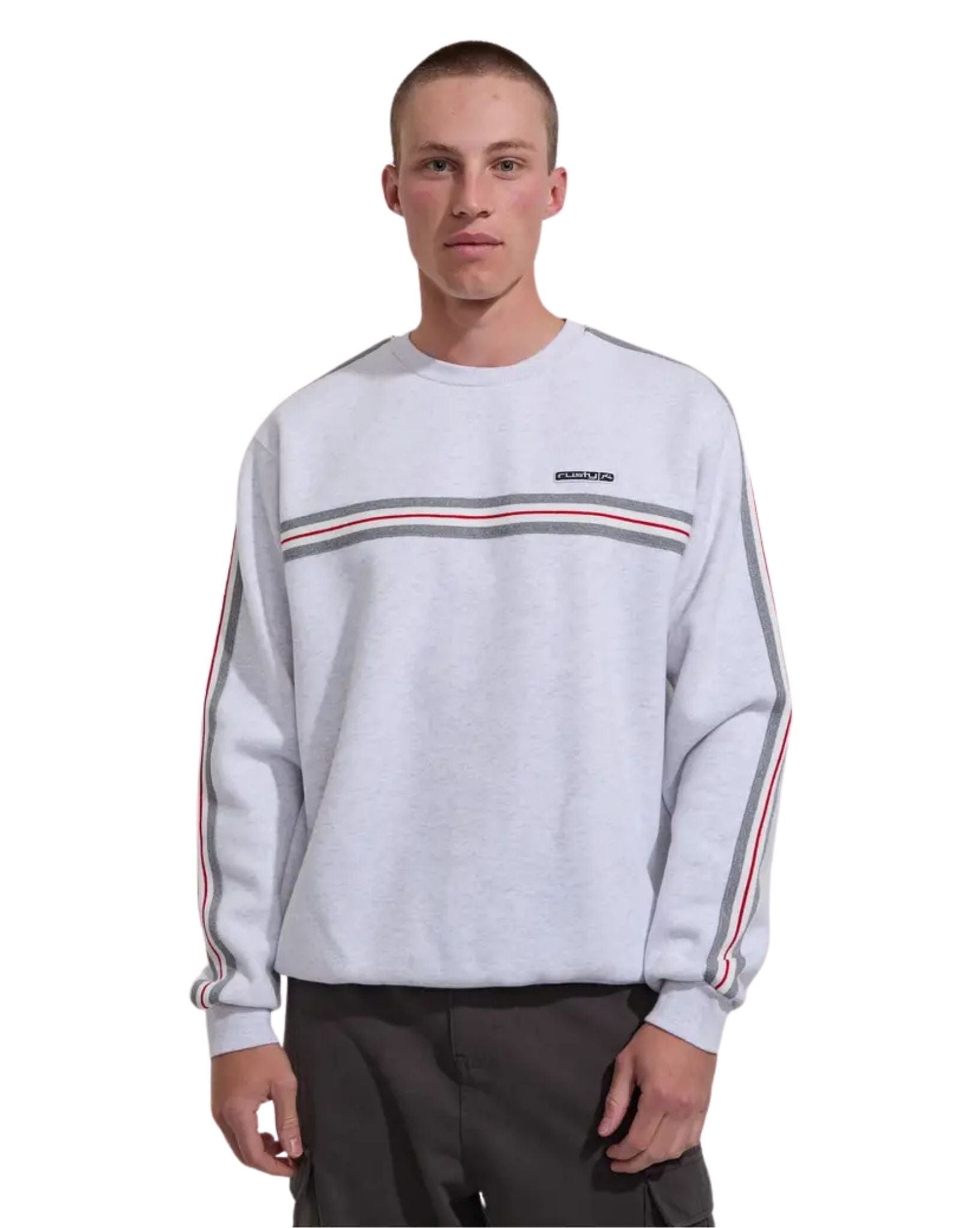 Rusty Mens Walkman Crew Neck Fleece