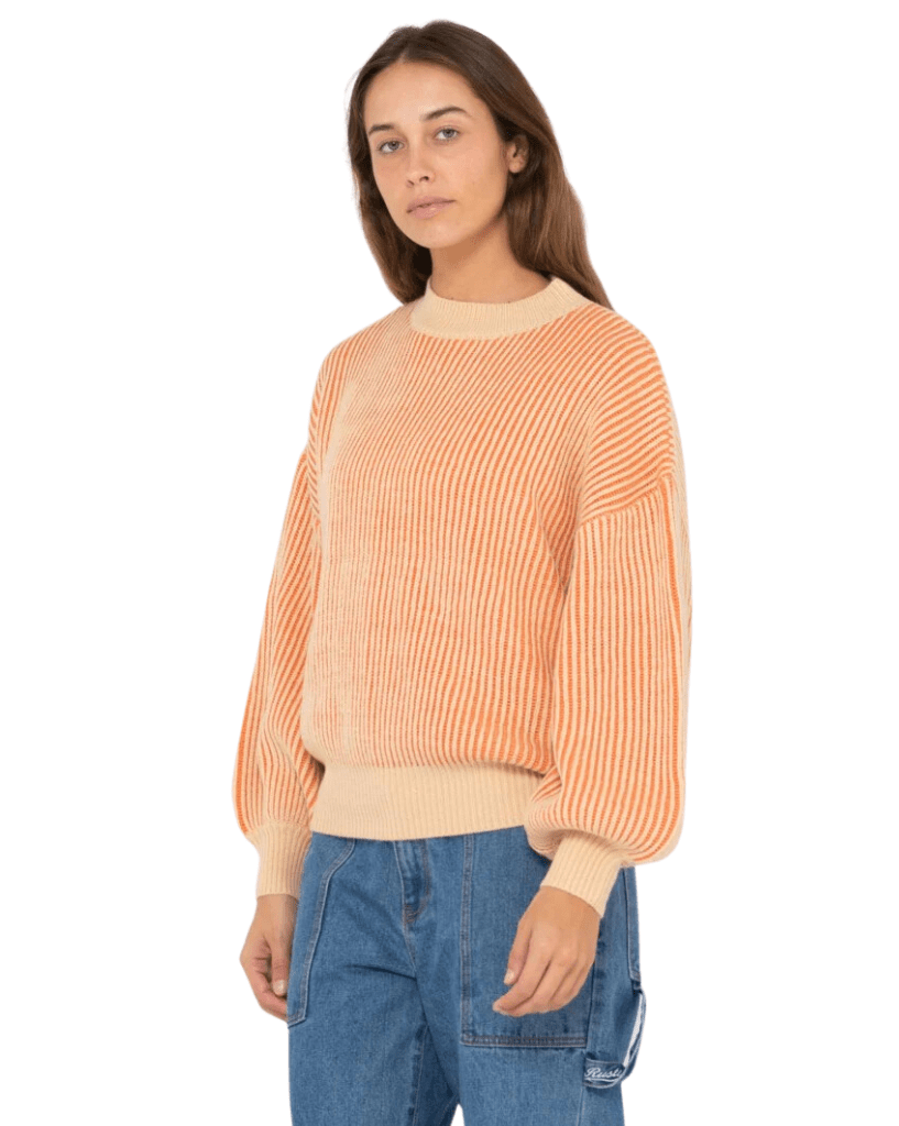 Rusty Ora Mock Neck Knit