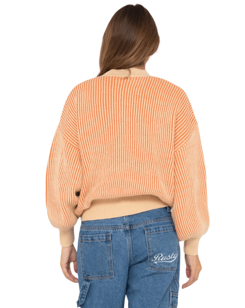 Rusty Ora Mock Neck Knit