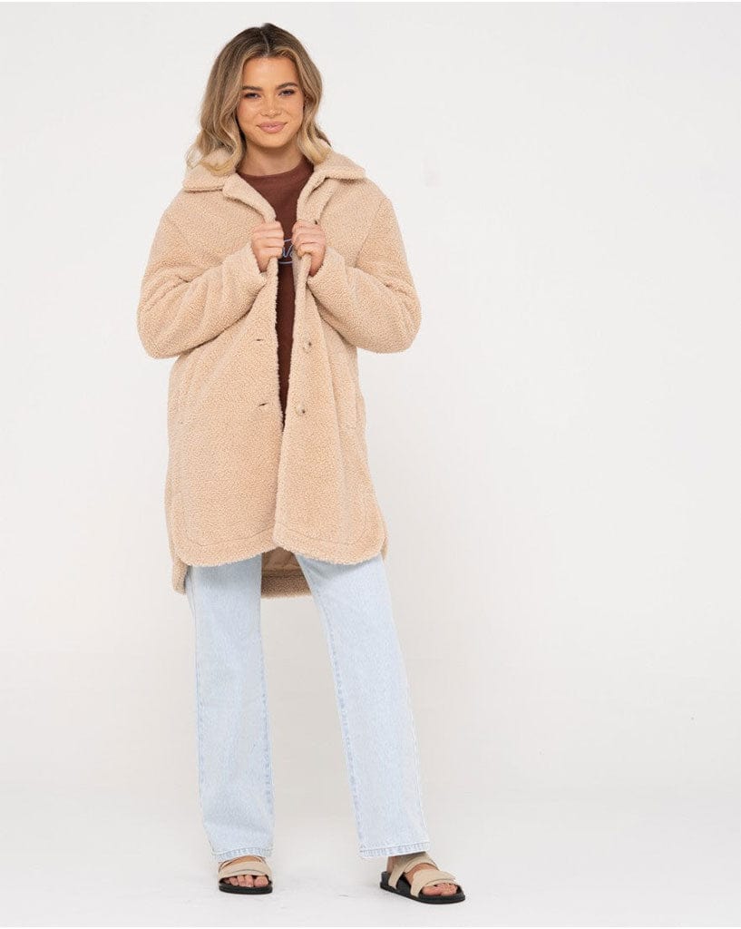 Rusty Penelope Sherpa Coat