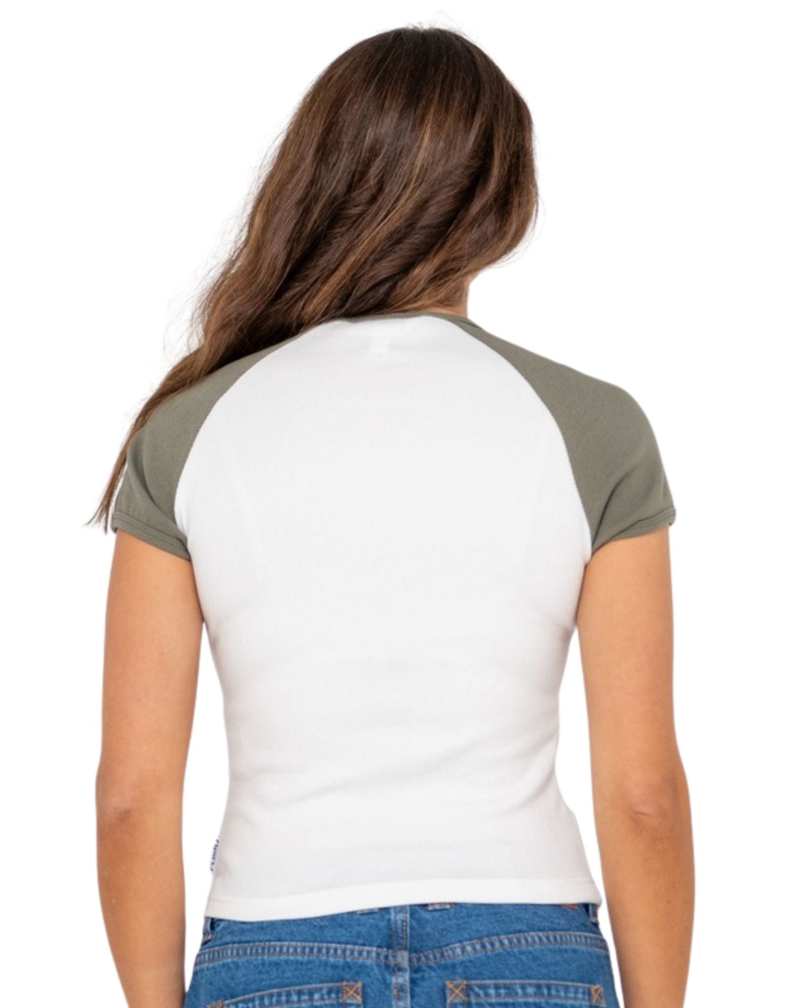 Rusty Womens R2K Raglan Skimmer Tee