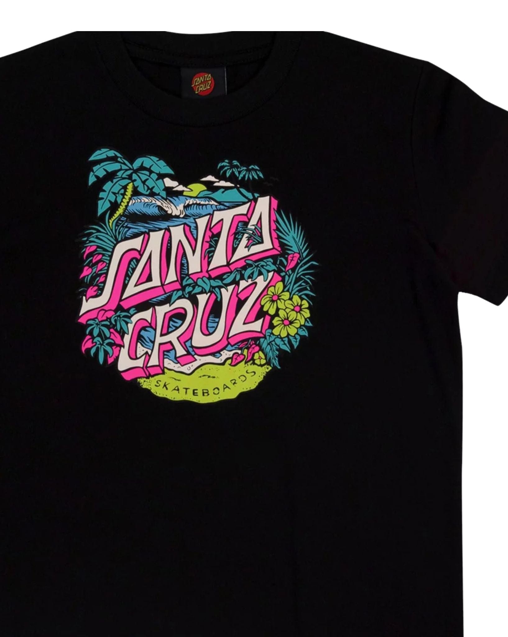 Santa Cruz Aloha Dot Front Tee