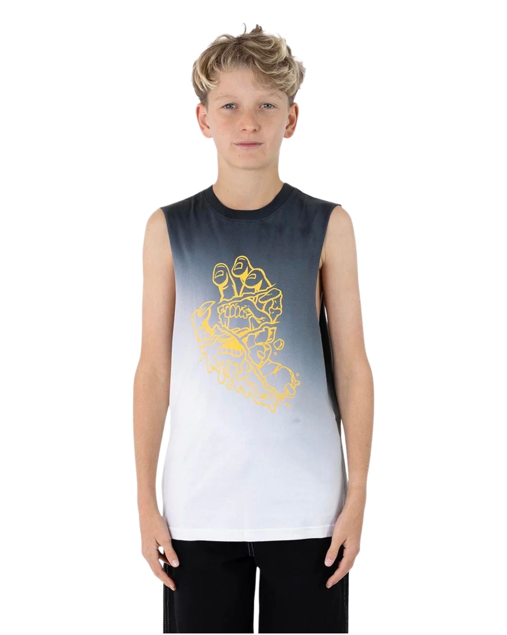 Santa Cruz Boys Tank Universal Hand Mono Front Muscle