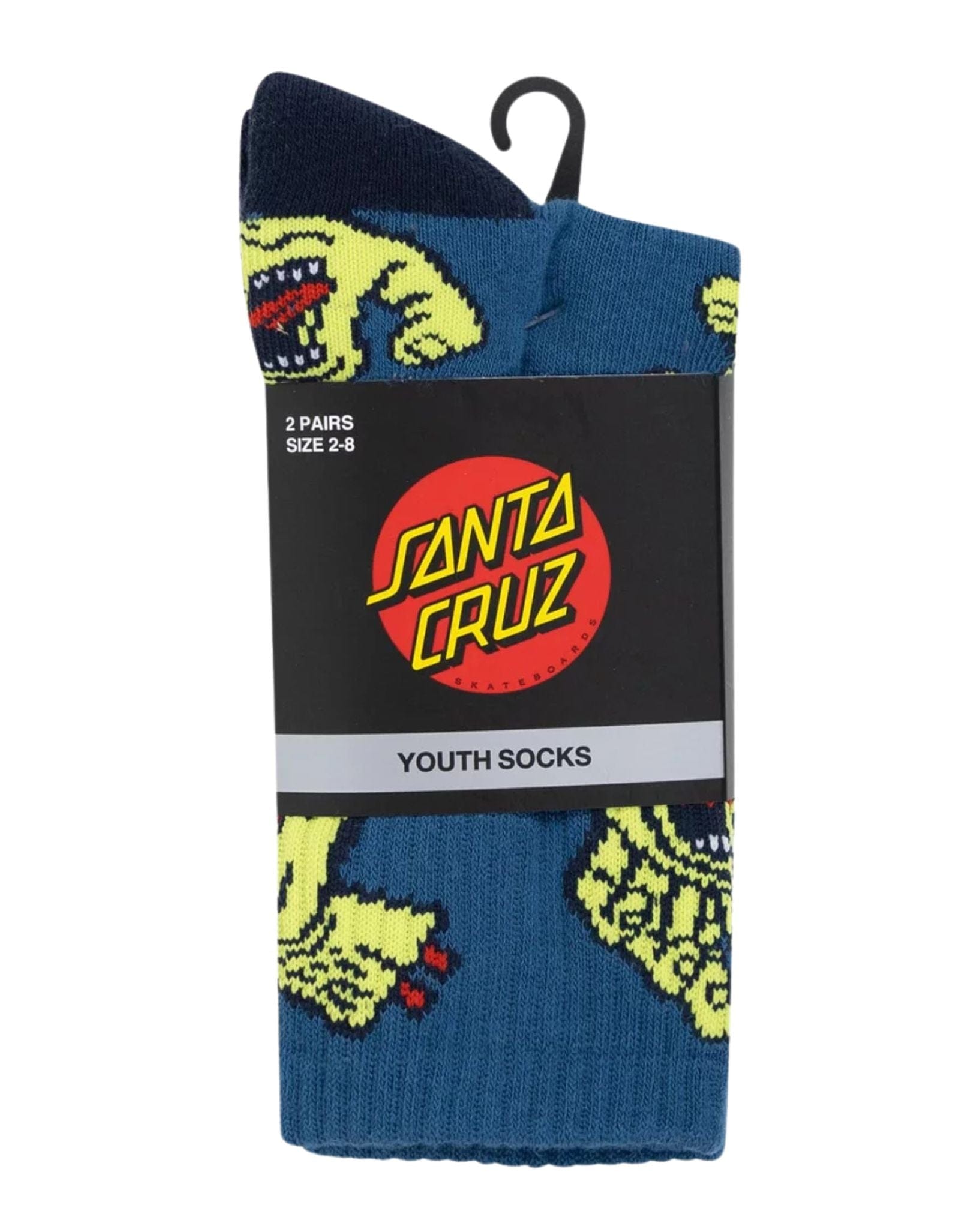 Santa Cruz Crowded Hand Crew Sock Youth