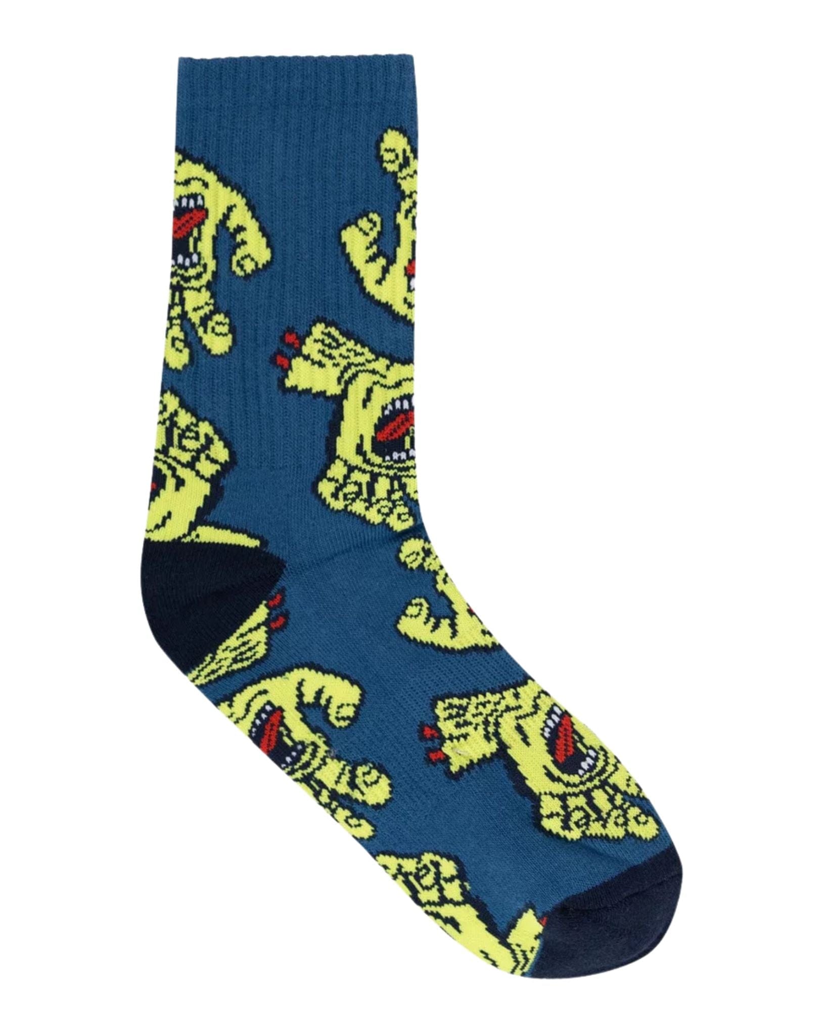 Santa Cruz Crowded Hand Crew Sock Youth