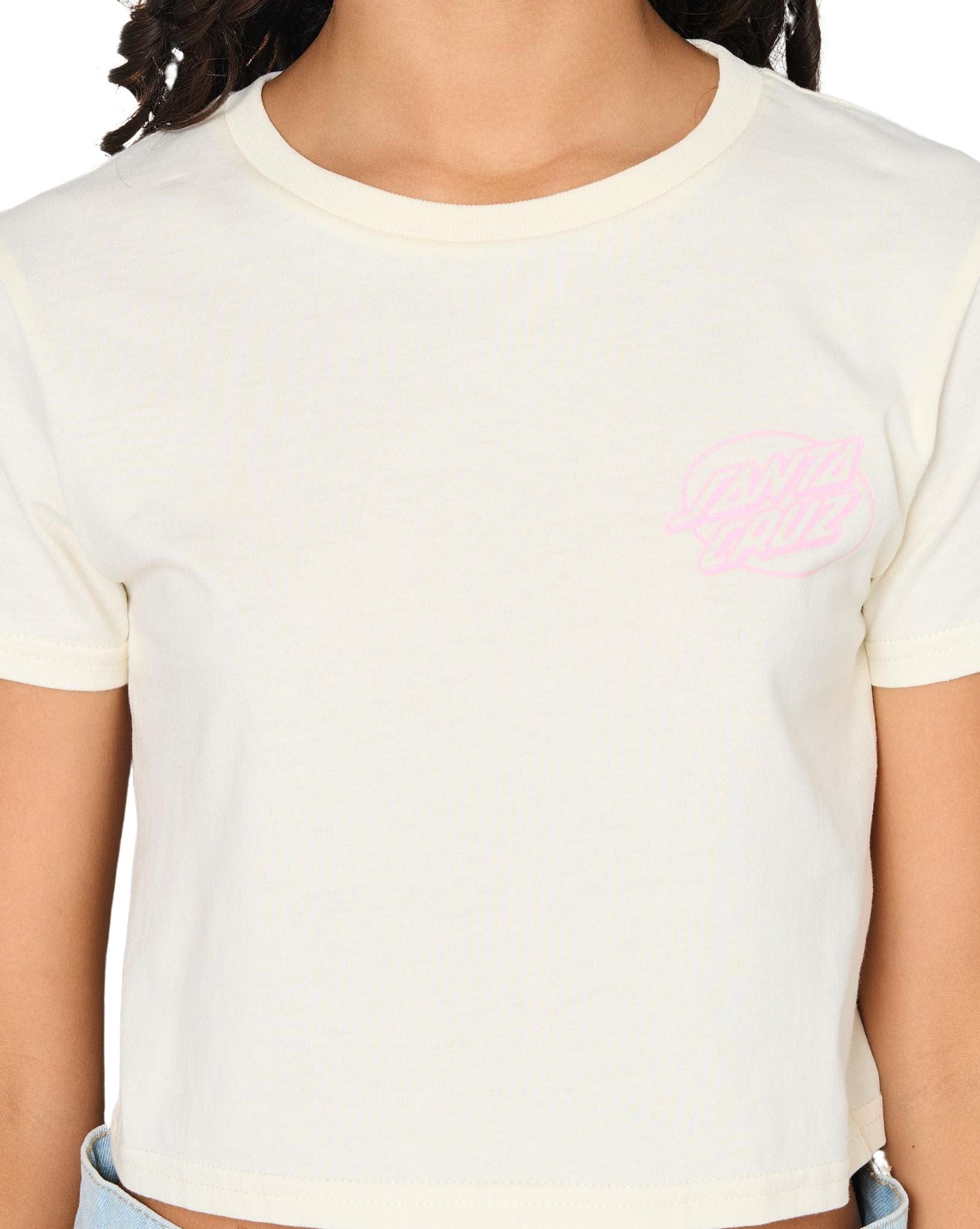 Santa Cruz Girls Oval Dot Tee SS Baby Tee