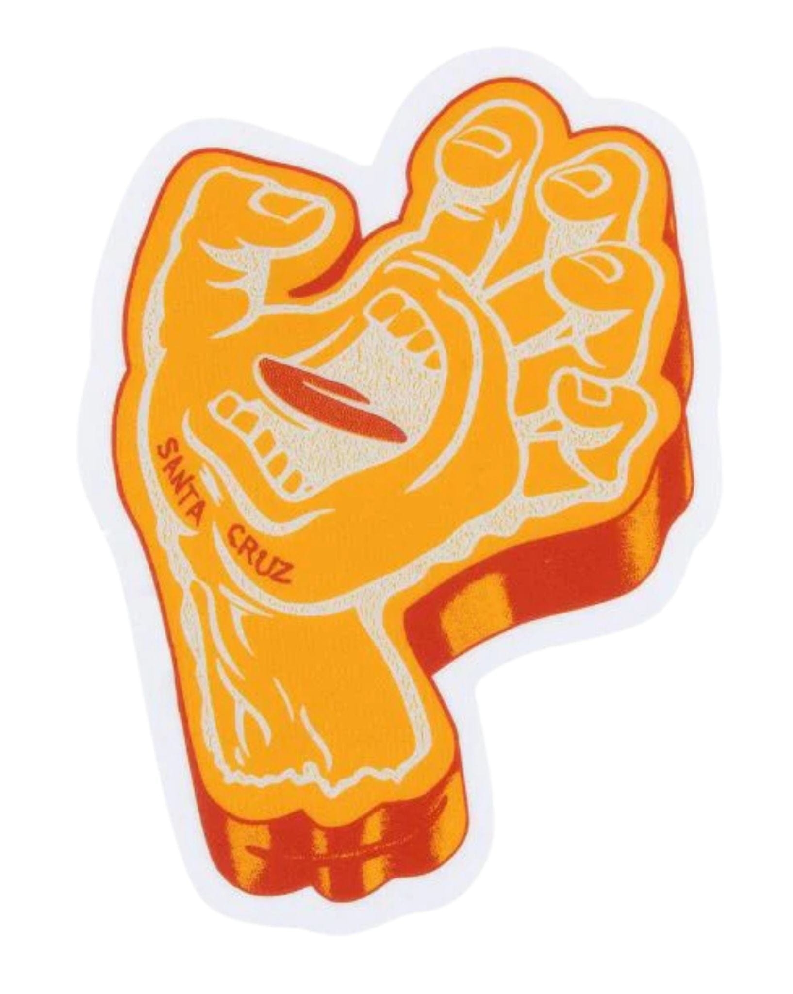 Santa Cruz Screaming Foam Hand Sticker