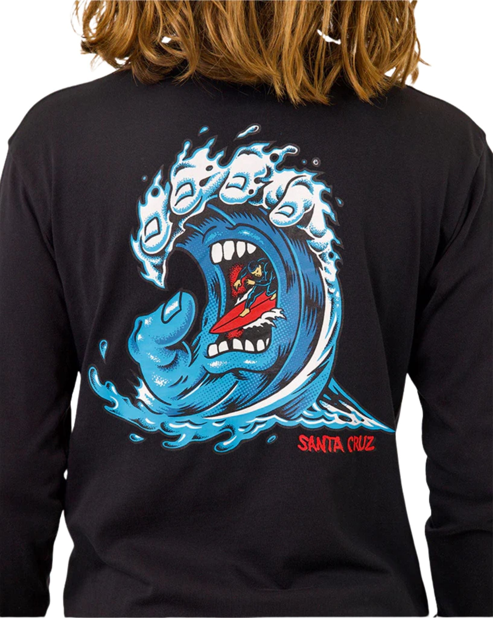 Santa Cruz Screaming Wave Sleeves LS Tee